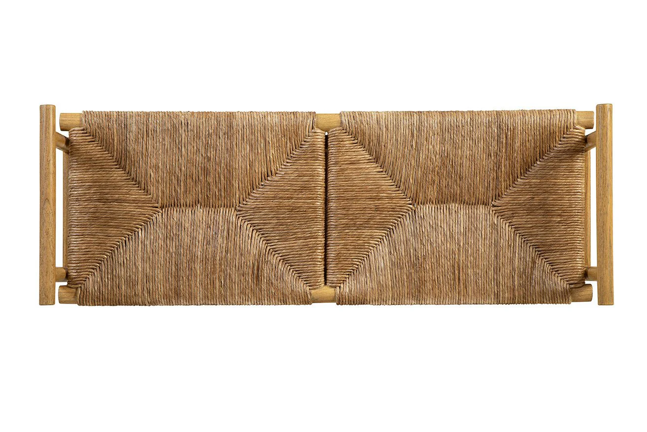 Glencairn Woven Seat Bench - Image 3