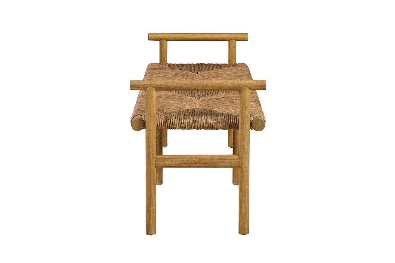 Glencairn Woven Seat Bench - Image 5