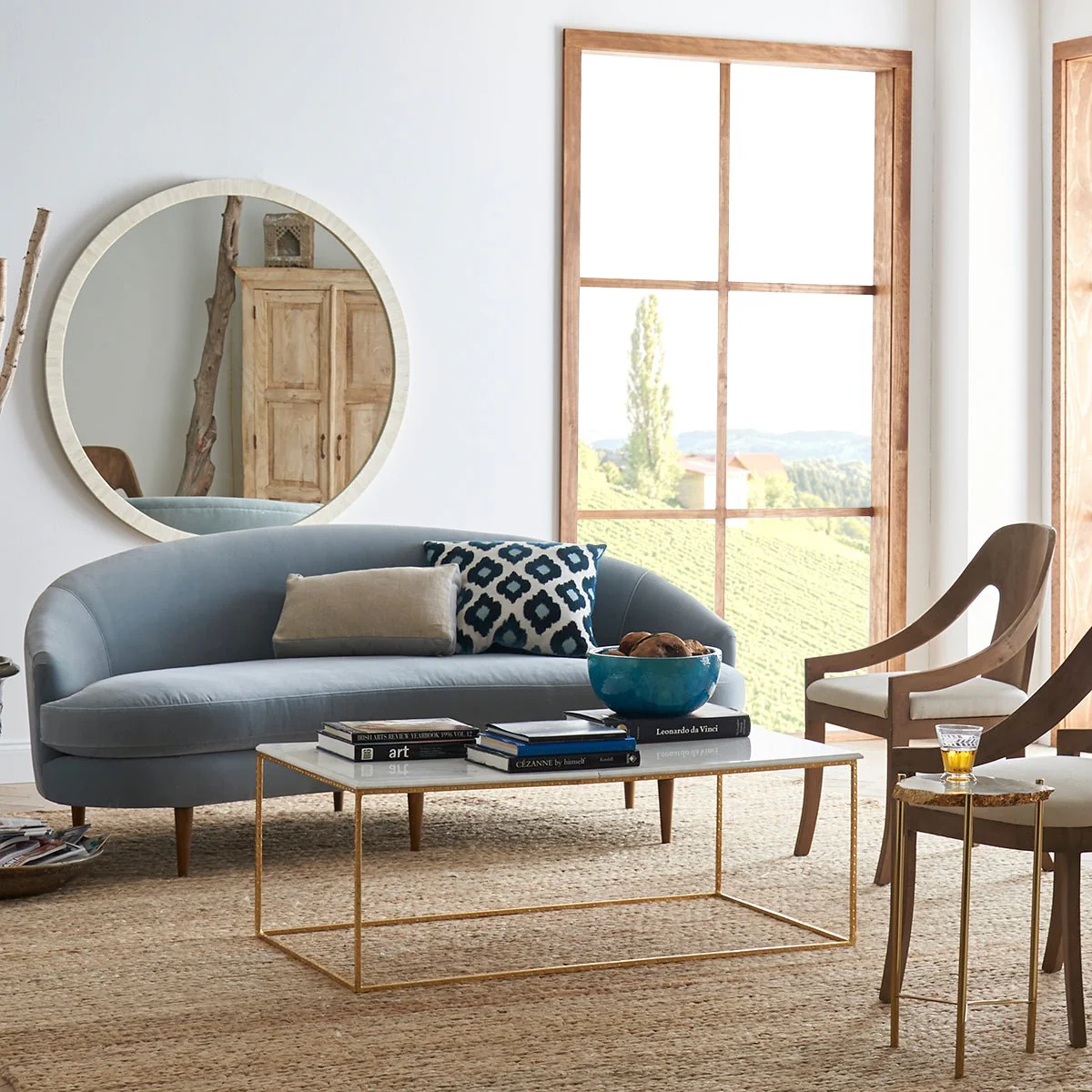 Gold Leaf Coffee Table - Image 3