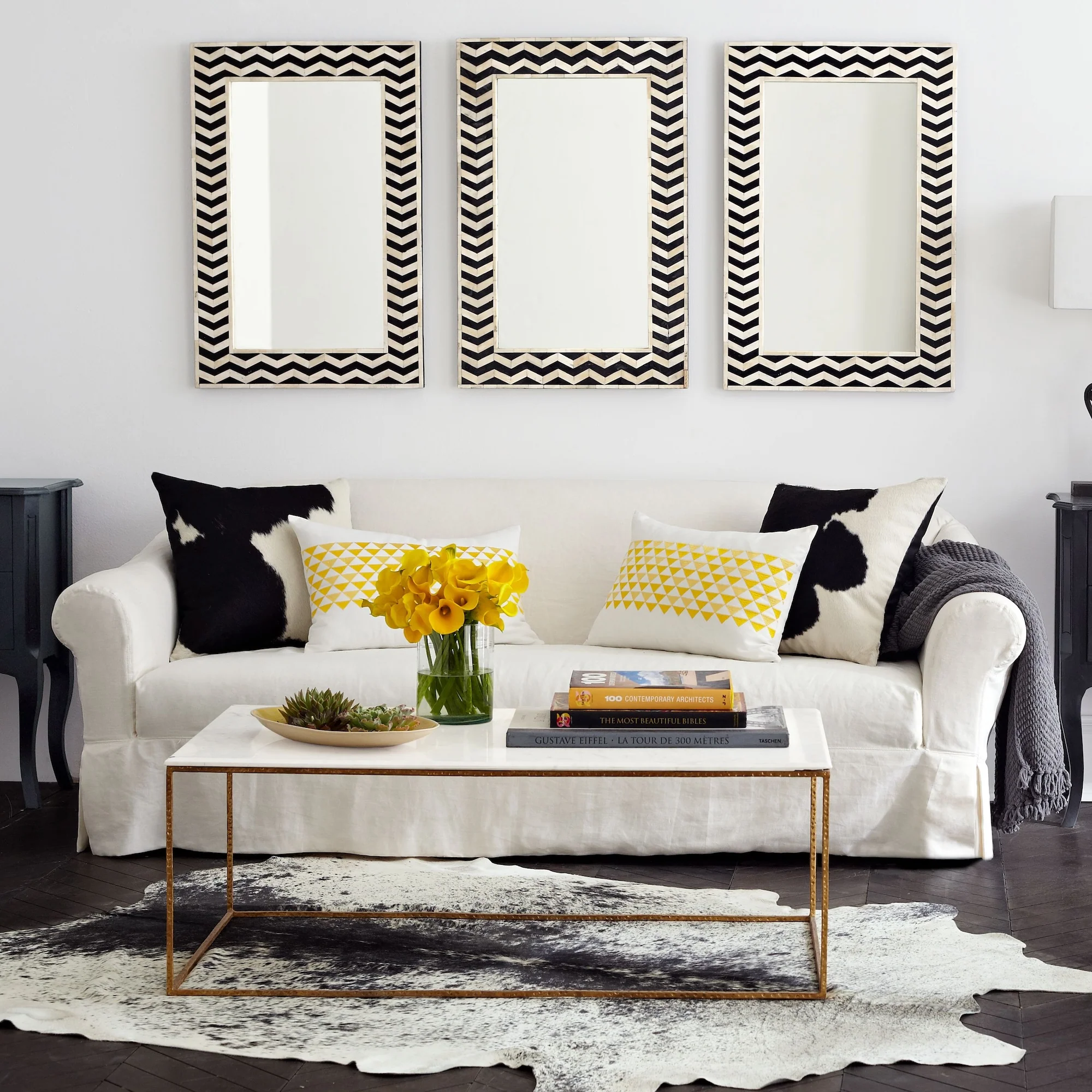 Gold Leaf Coffee Table - Image 7