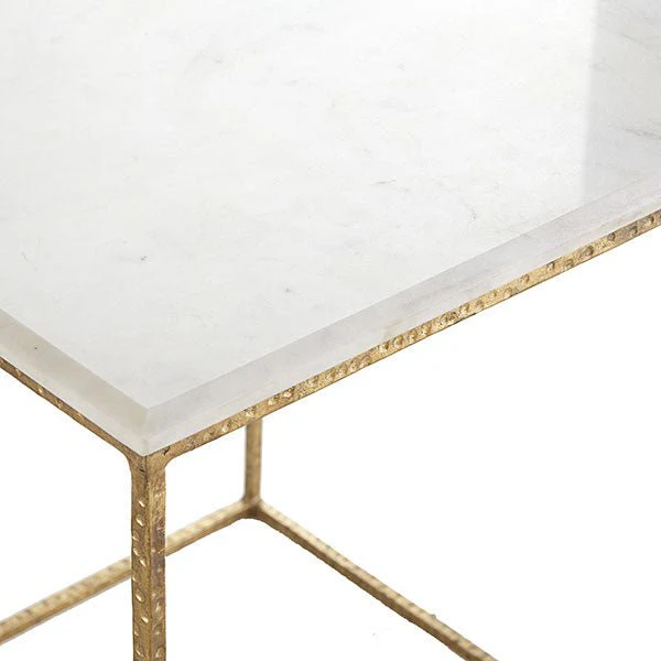 Gold Leaf Side Table - Image 3