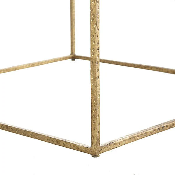 Gold Leaf Side Table - Image 5