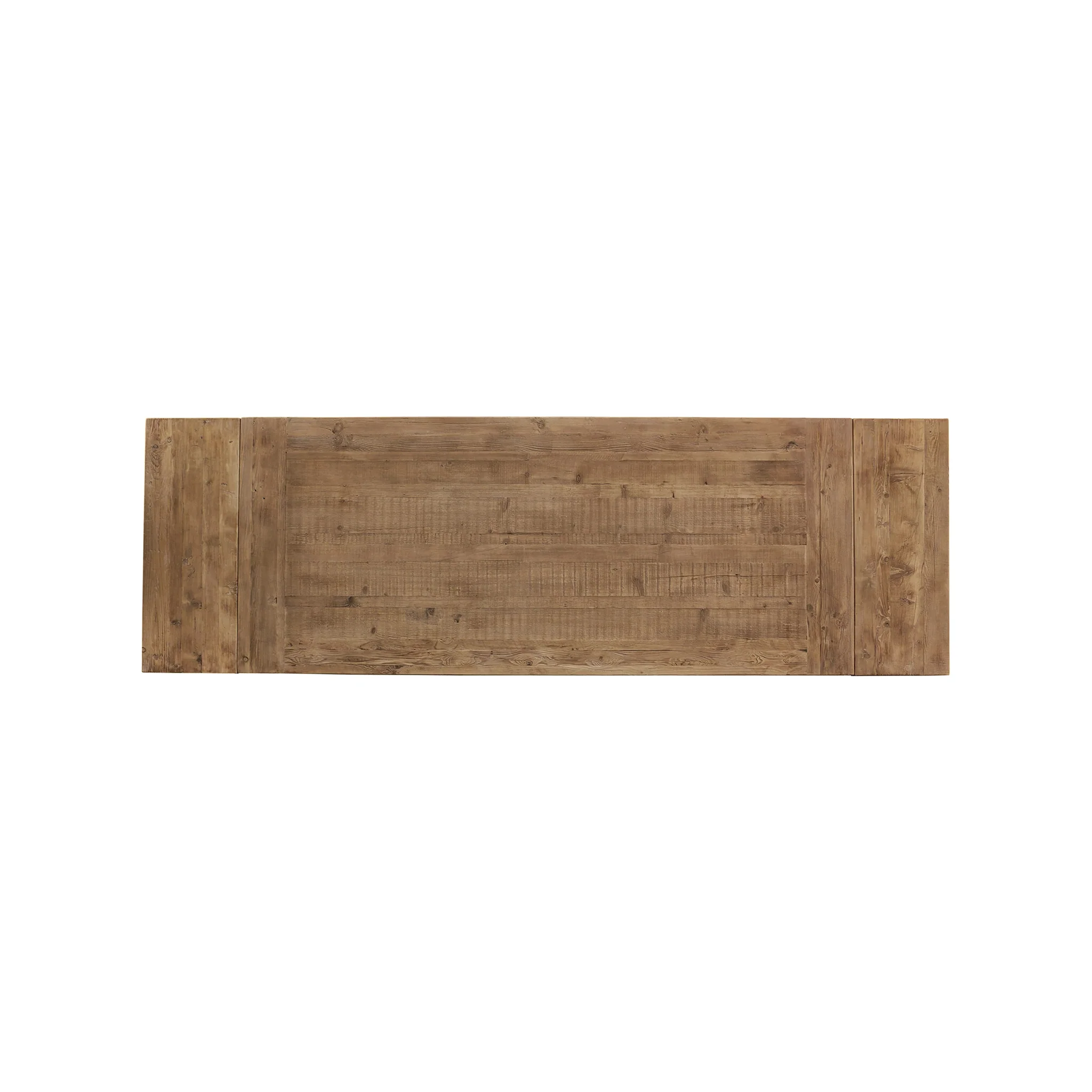 Gray Finish Rectangular Extension Pine Dining Table - Image 8