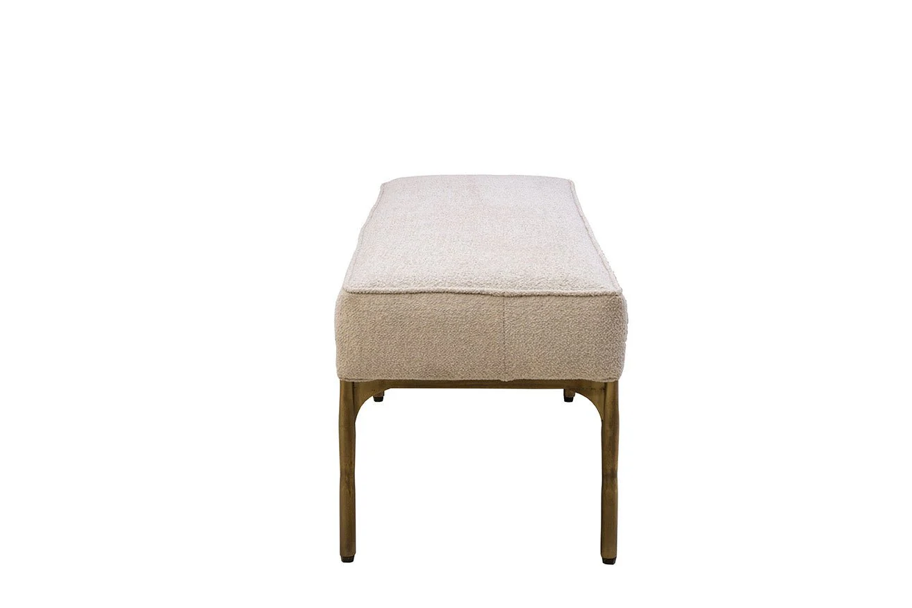 Griffin Boucle Upholstered Bench - Image 5
