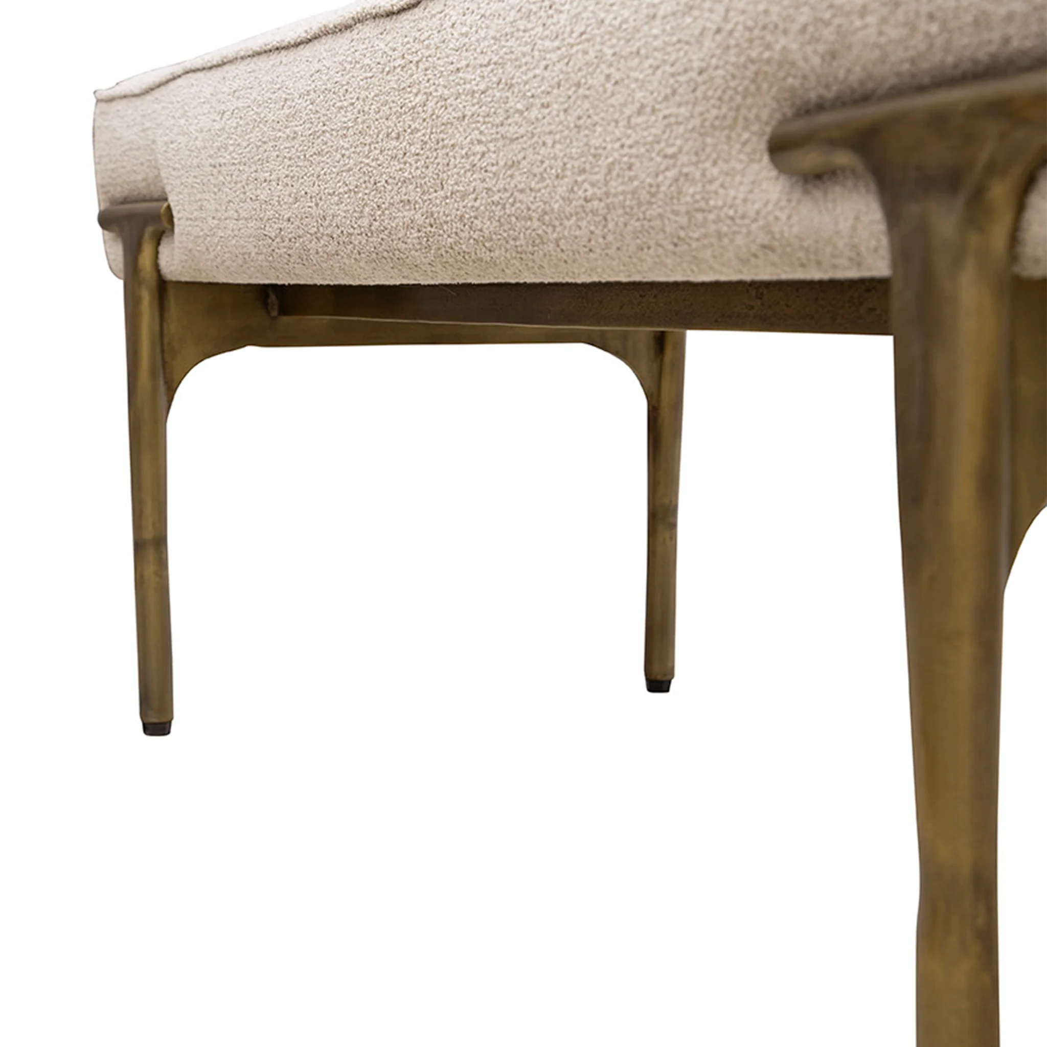 Griffin Boucle Upholstered Bench - Image 8