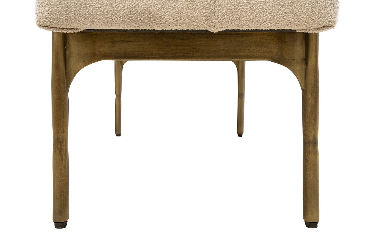 Griffin Boucle Upholstered Bench - Image 9