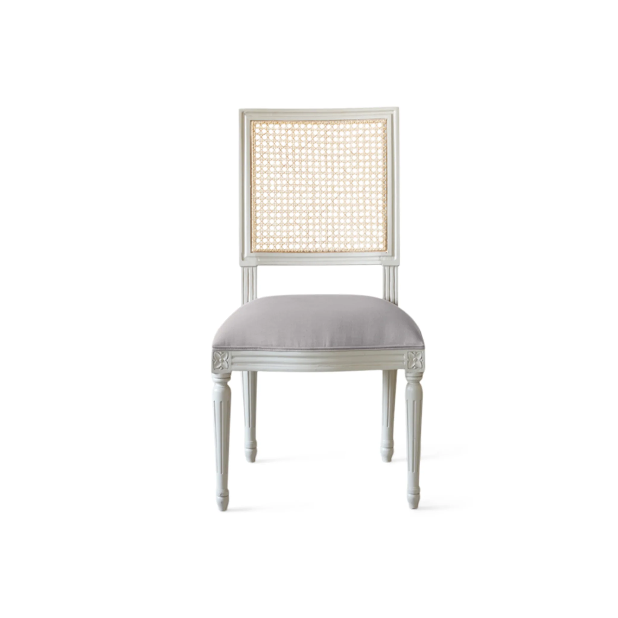 Gustavian Cane Back Side Chair - Set of 2 - Image 3