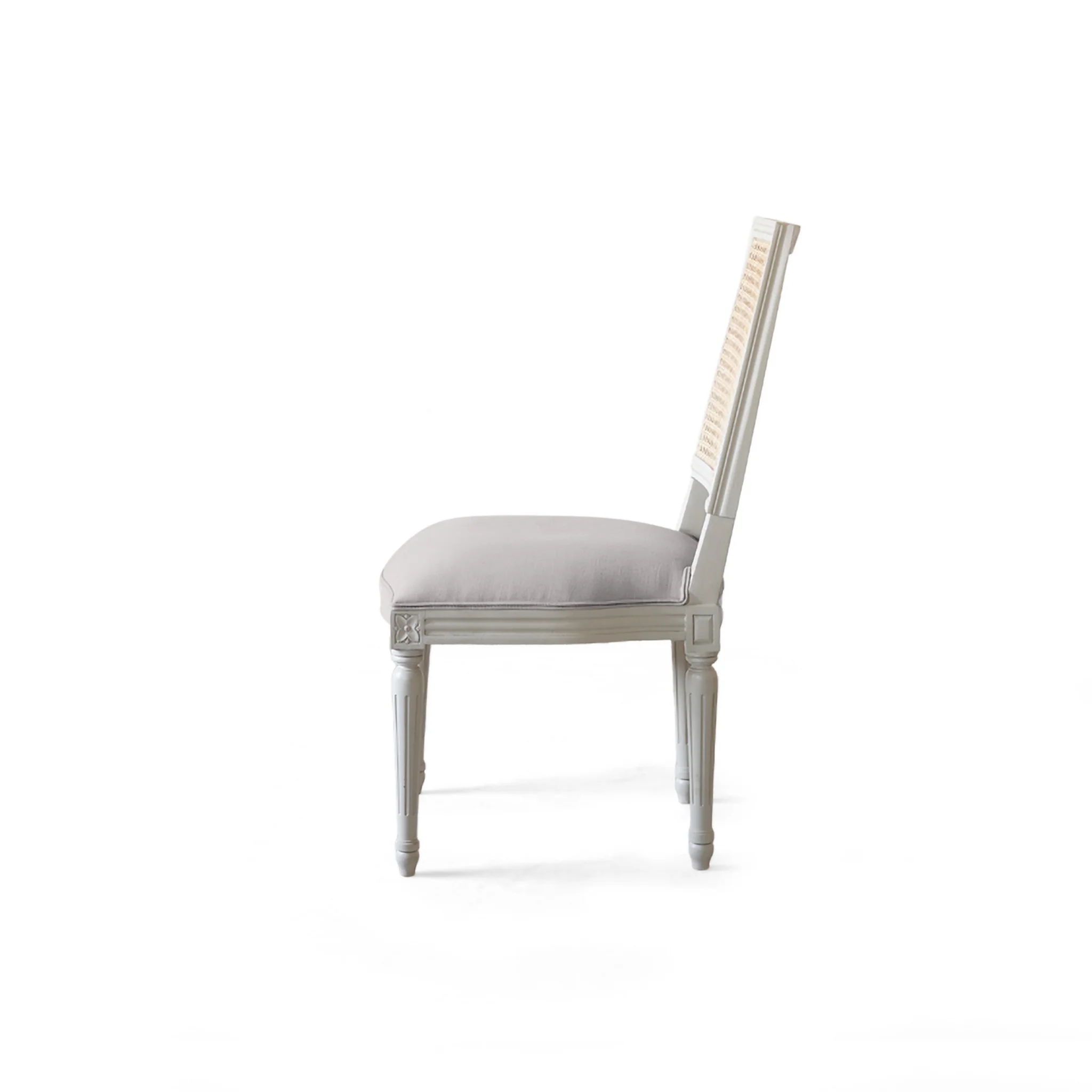 Gustavian Cane Back Side Chair - Set of 2 - Image 4