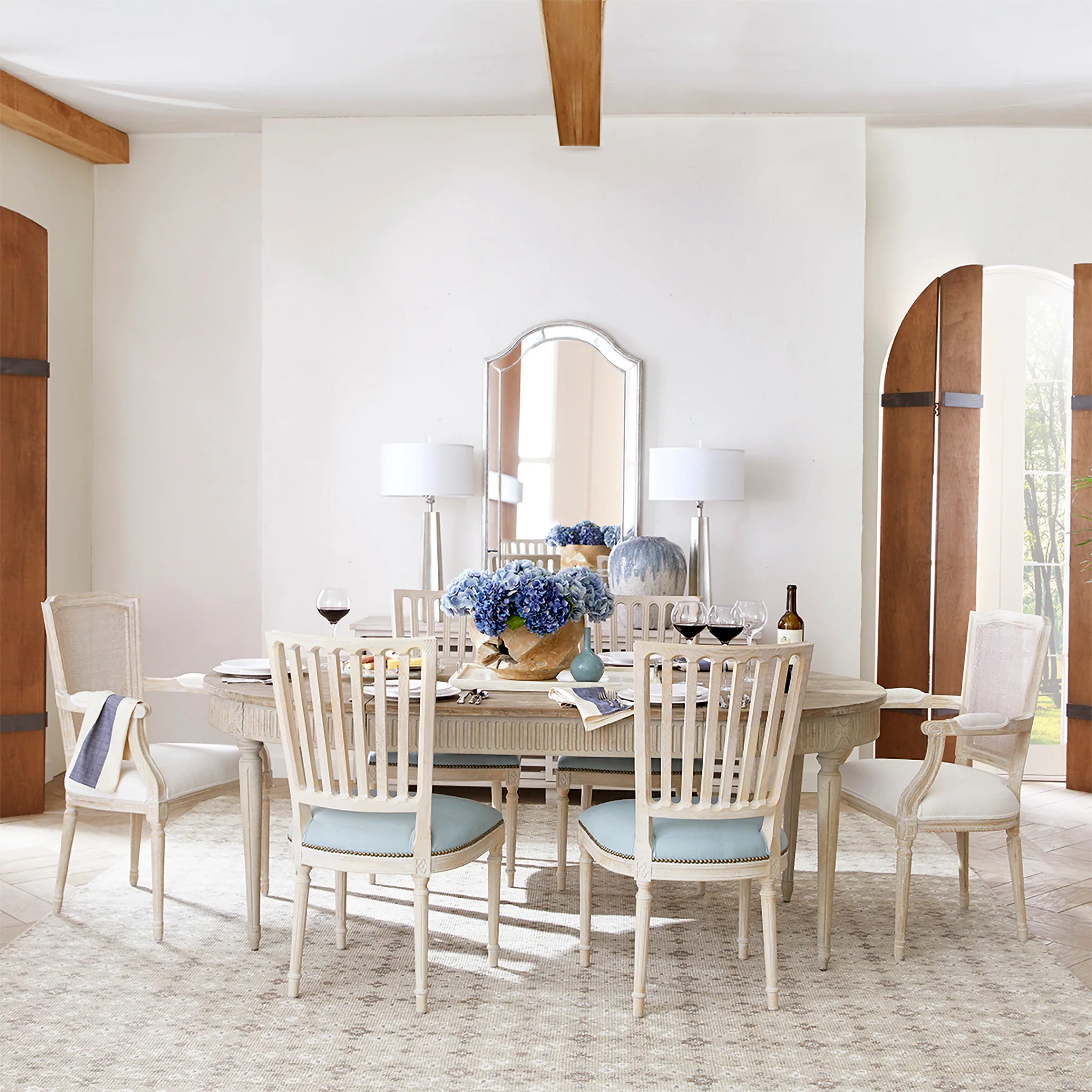 Gustavian Extension Dining Table - Image 7