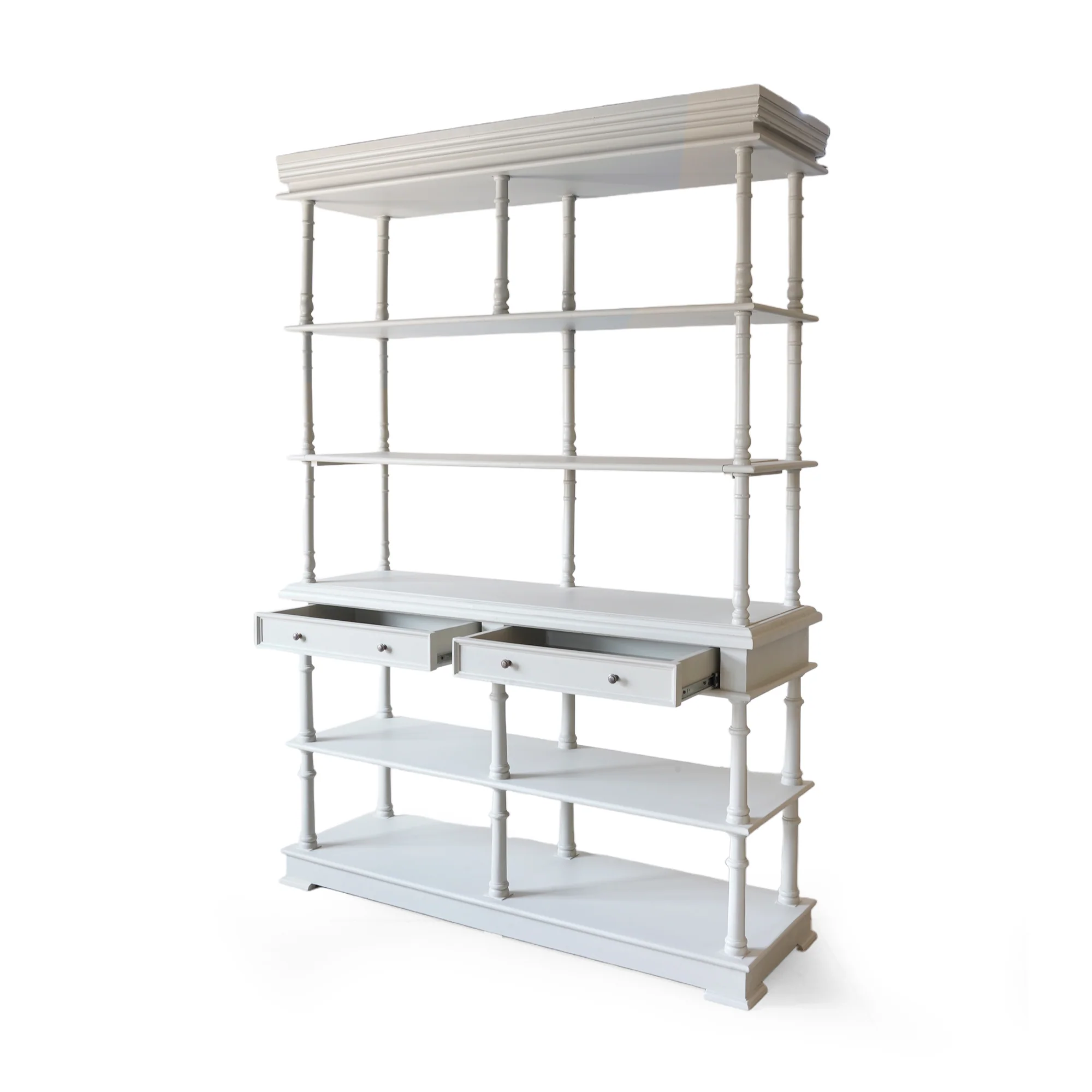 Gustavian Open Shelf Unit - Image 4