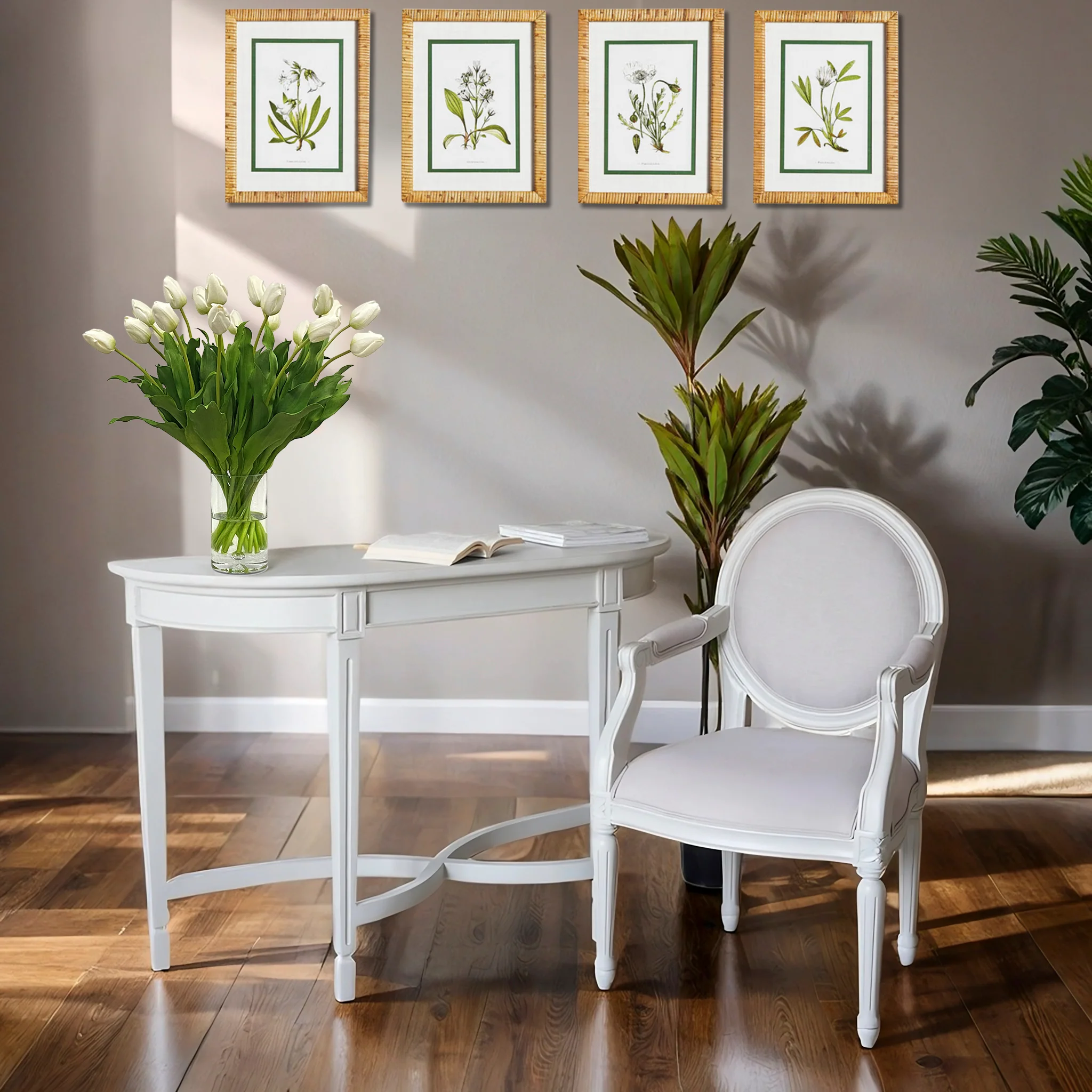 Gustavian Revival Arm Chair - Image 2