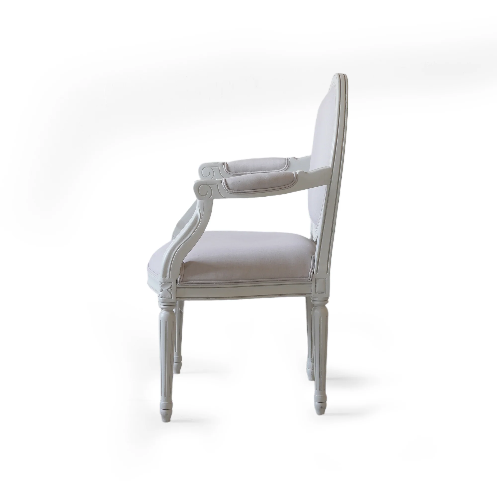 Gustavian Revival Arm Chair - Image 4