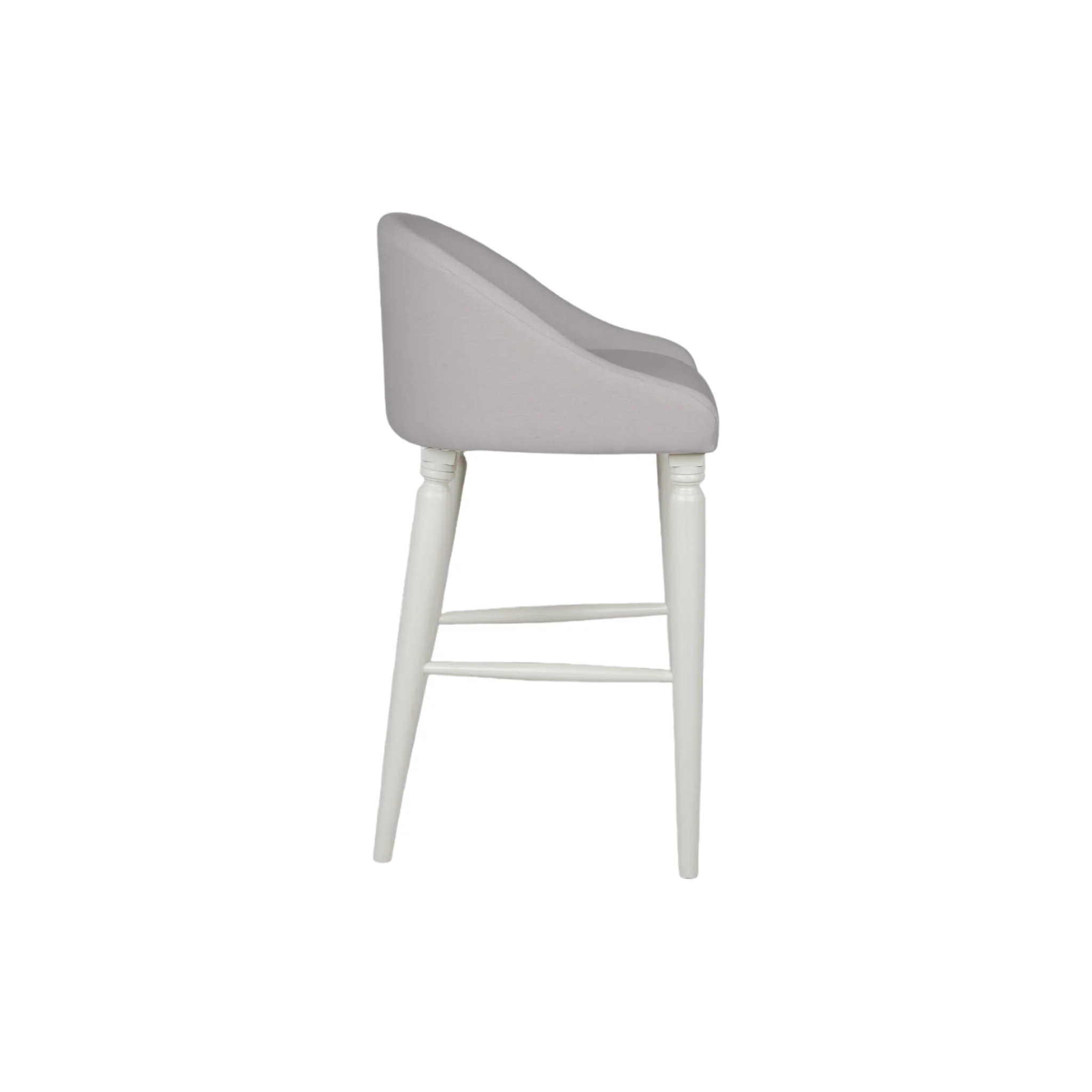 Gustavian Revival Bar Stool - Image 4