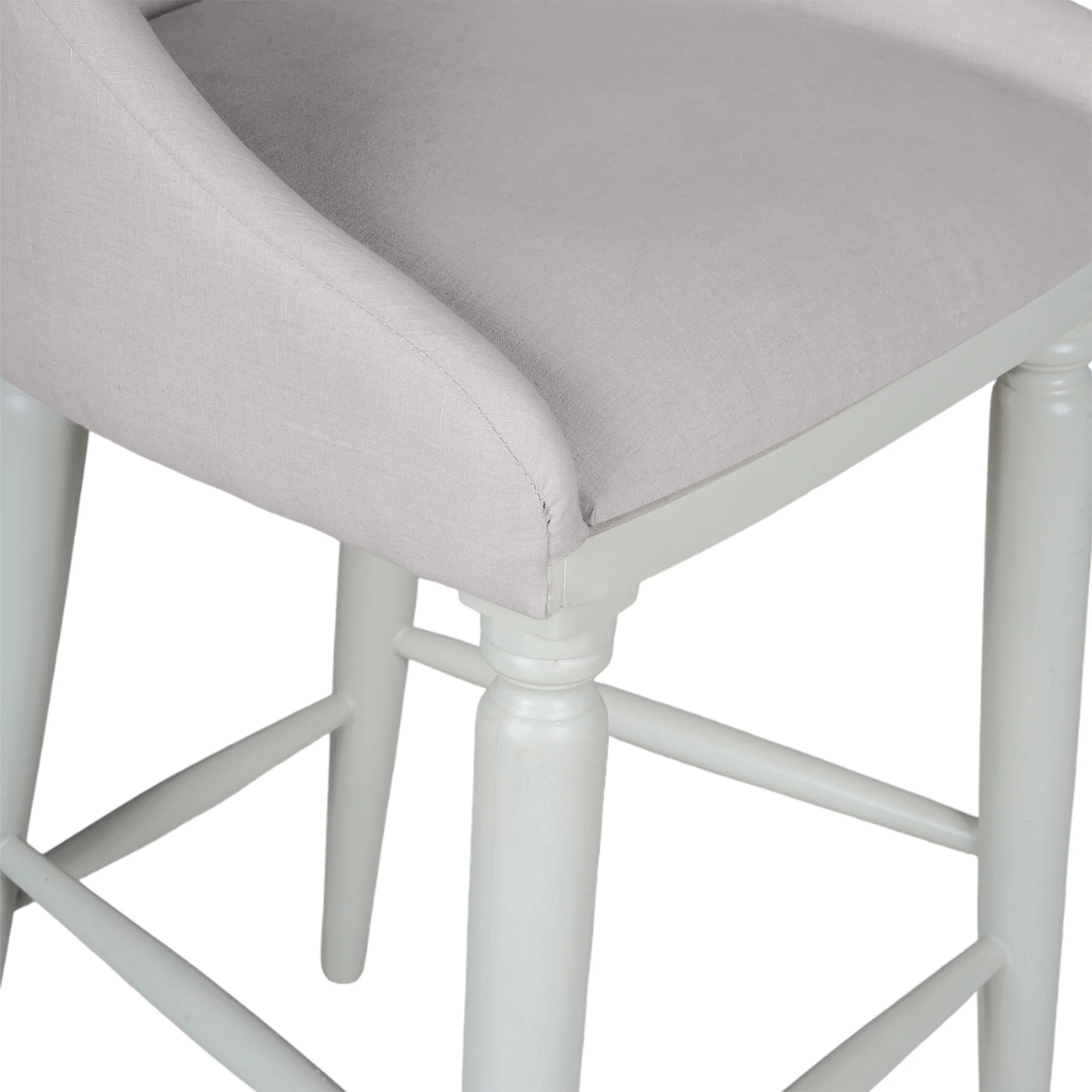 Gustavian Revival Bar Stool - Image 6