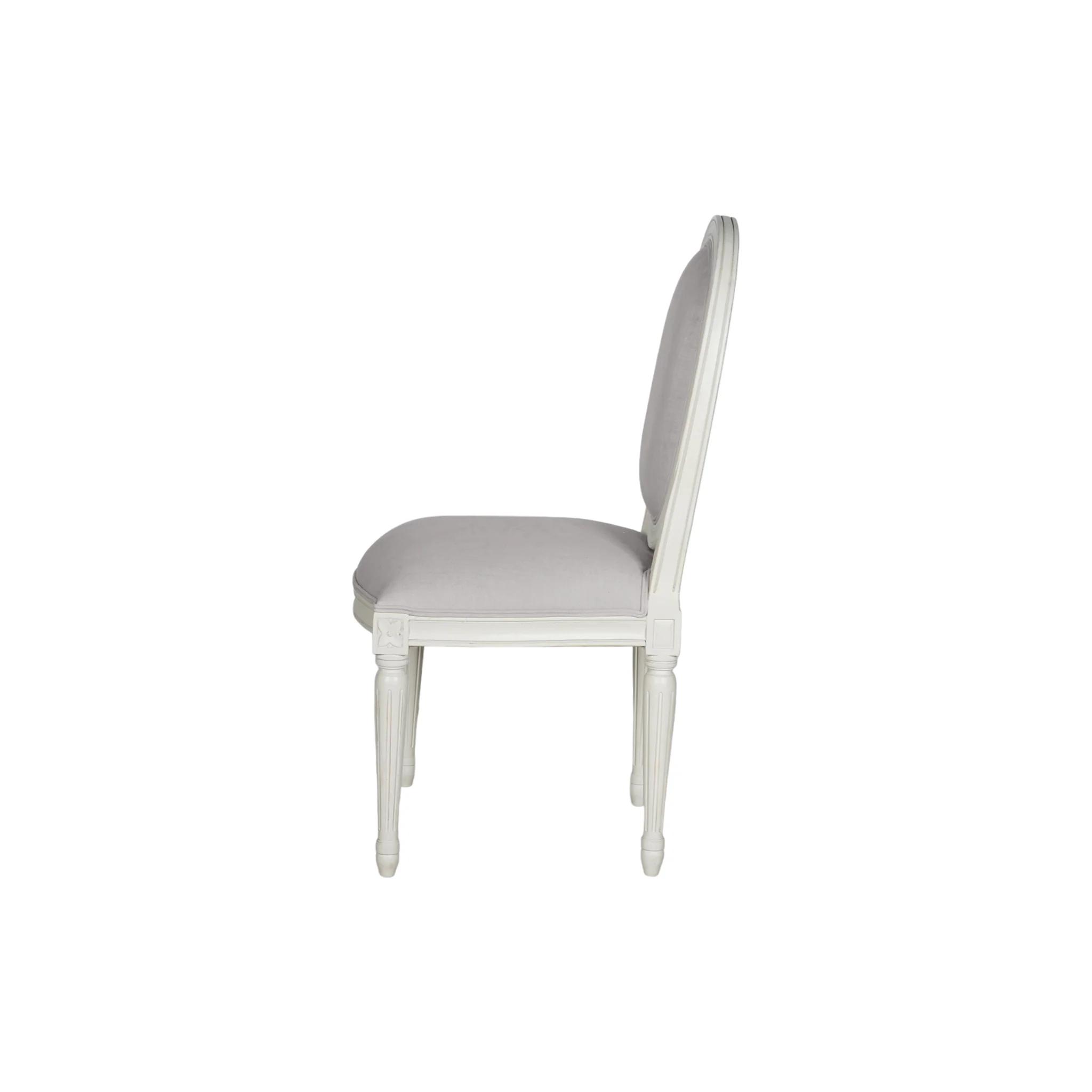 Gustavian Revival Side Chair - Set of 2 - Image 4