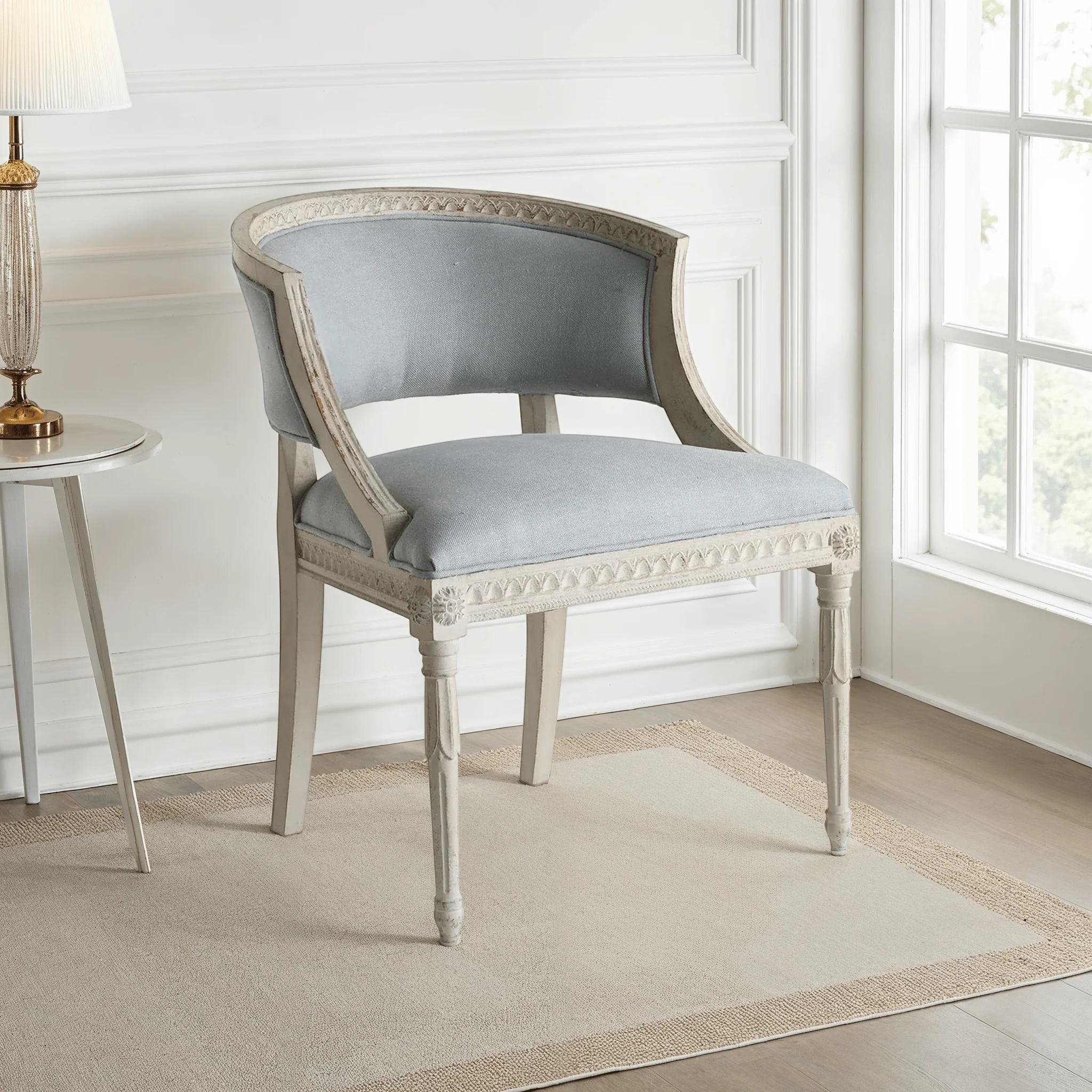 Gustavian Tub Chair - Image 4