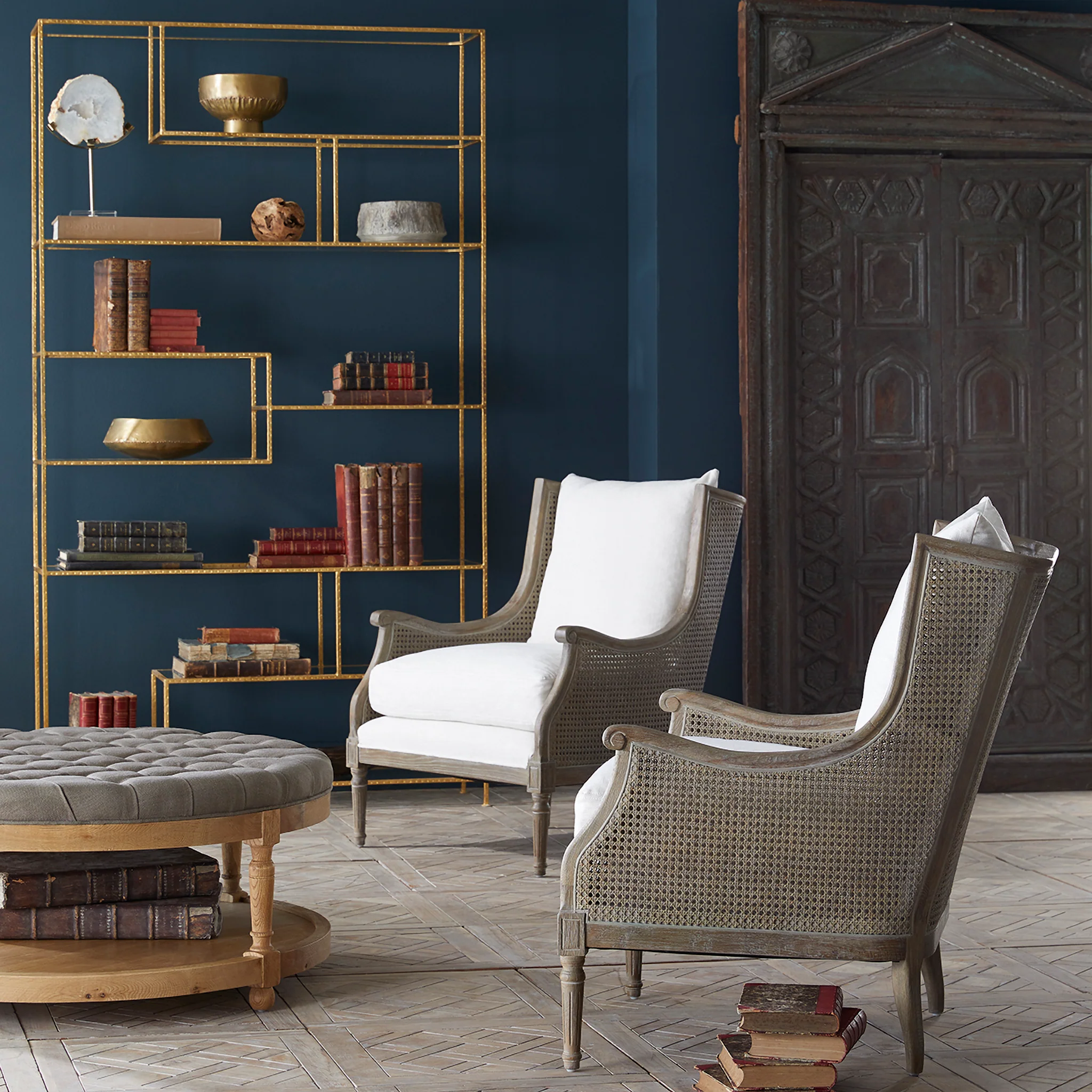 Halle Cane Back Chair