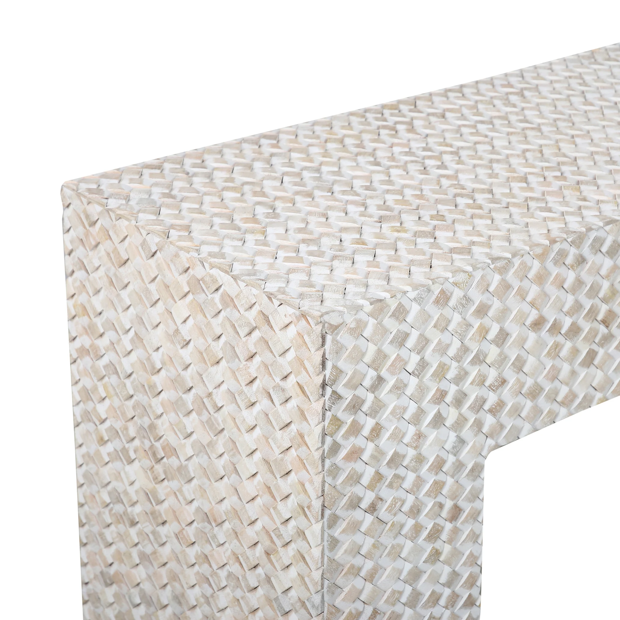 Callista Carved Wood Console - Image 7