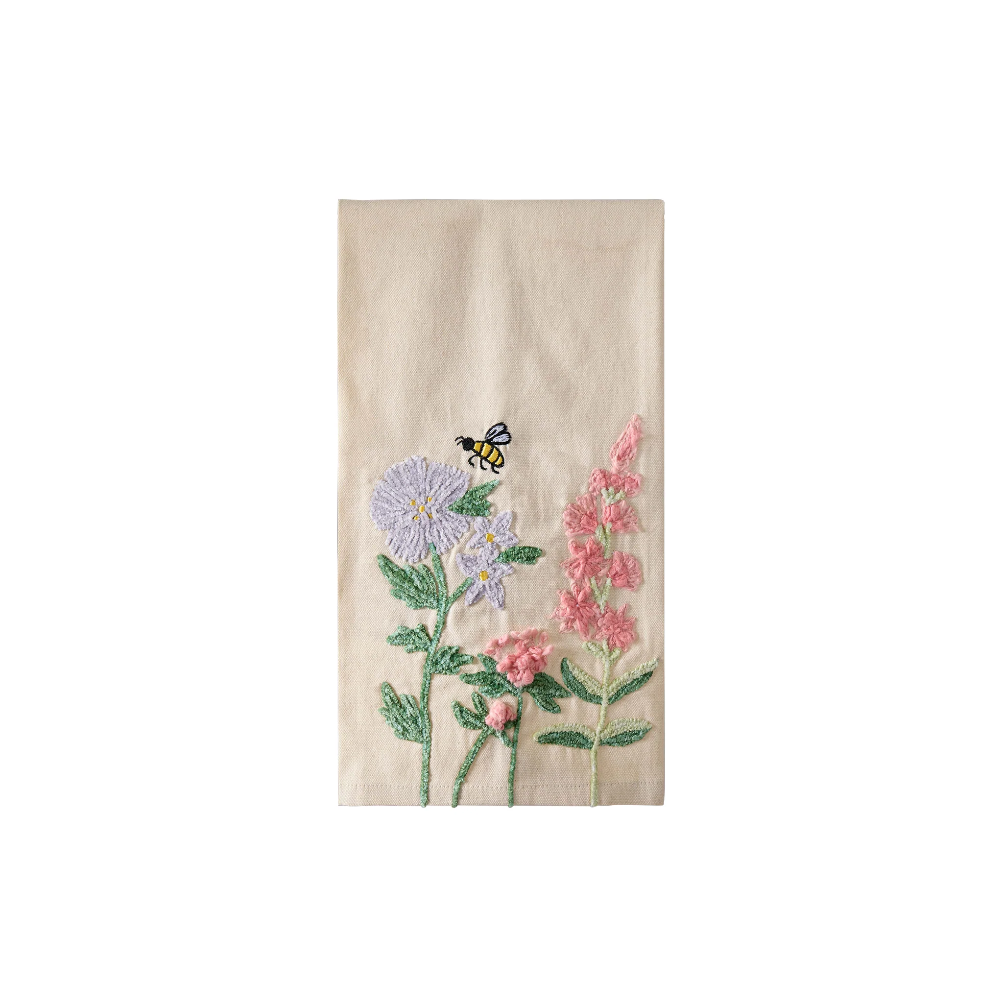 Hedgerow Bee Embroidered Towel