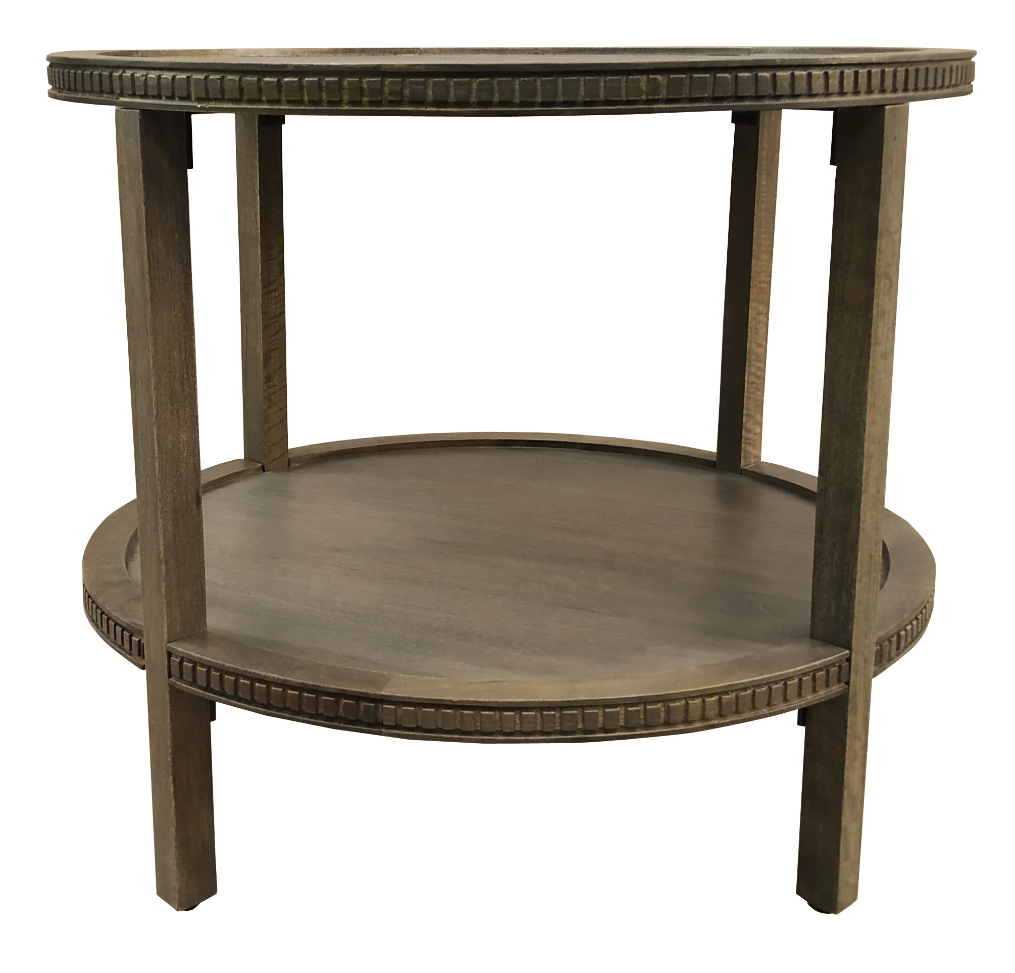Highland Two Tier Wood Side Table - Image 3
