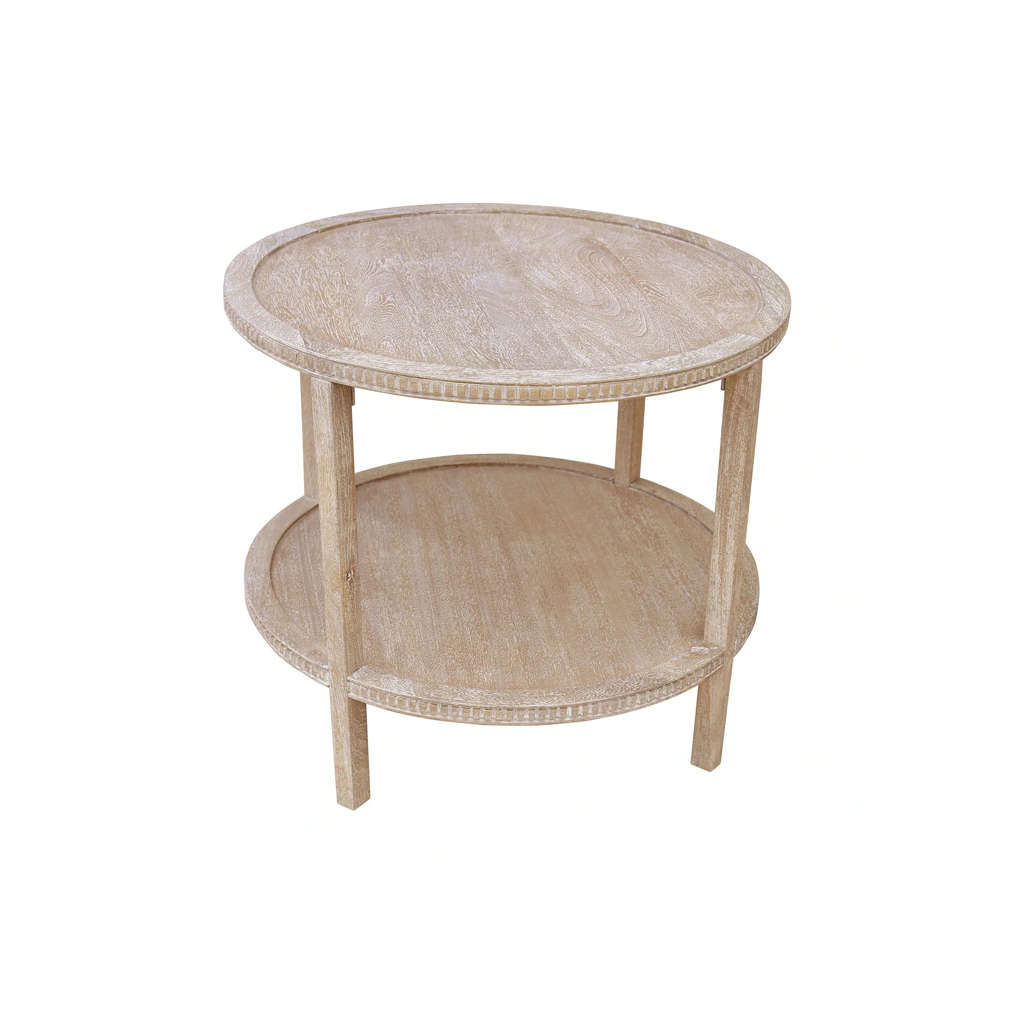 Highland Two Tier Wood Side Table - Image 6