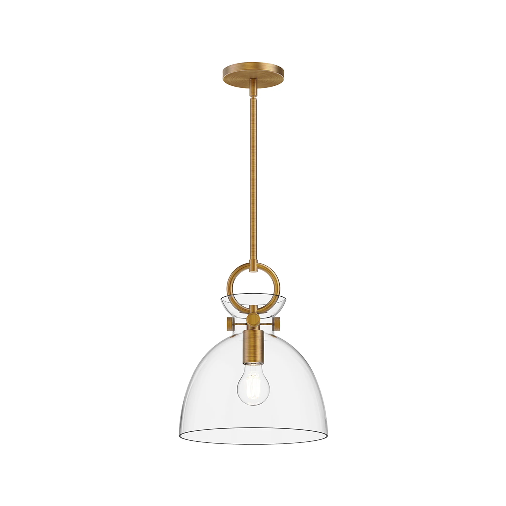 Hollin Open Clear Glass Pendant - Image 7