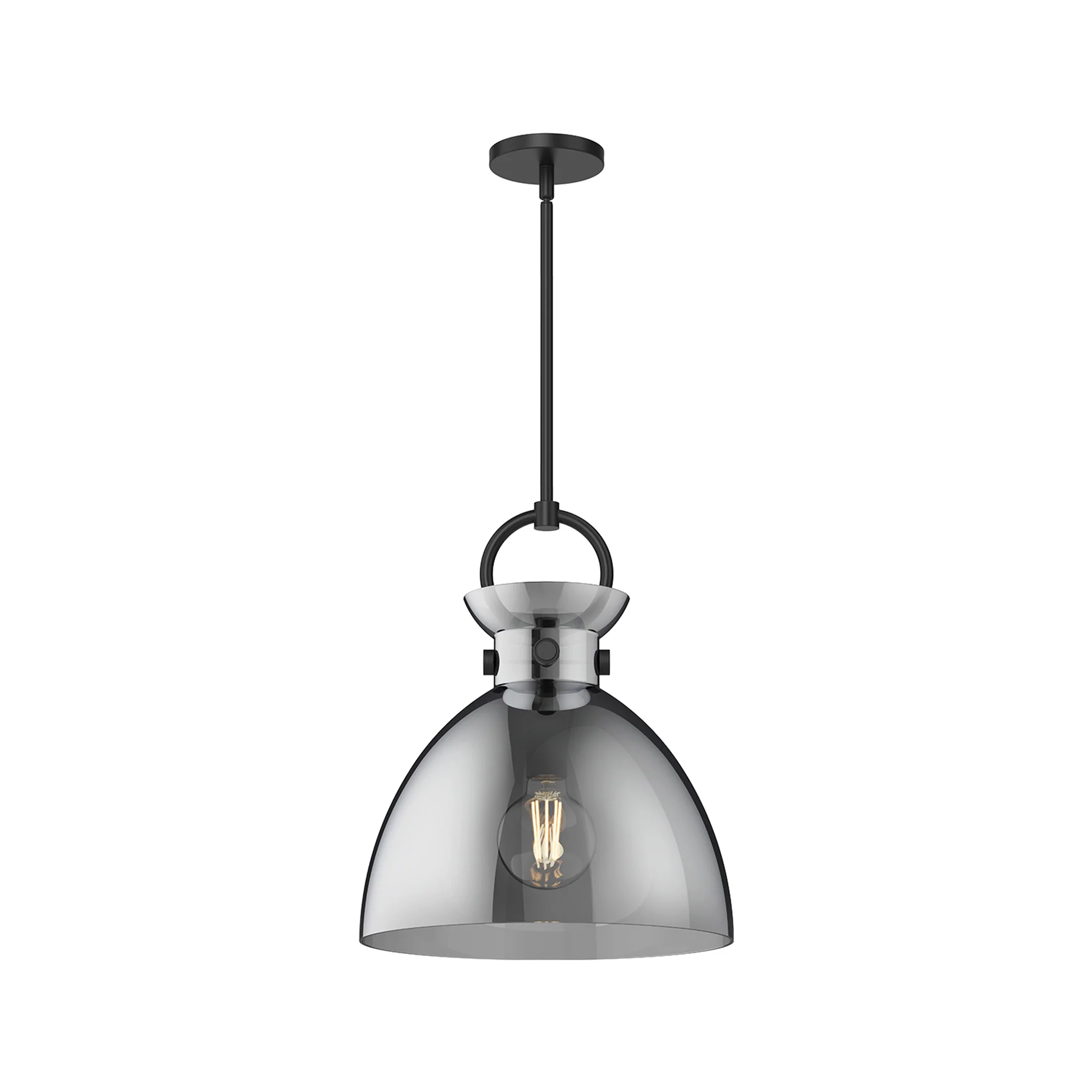 Hollin Open Clear Glass Pendant - Image 9