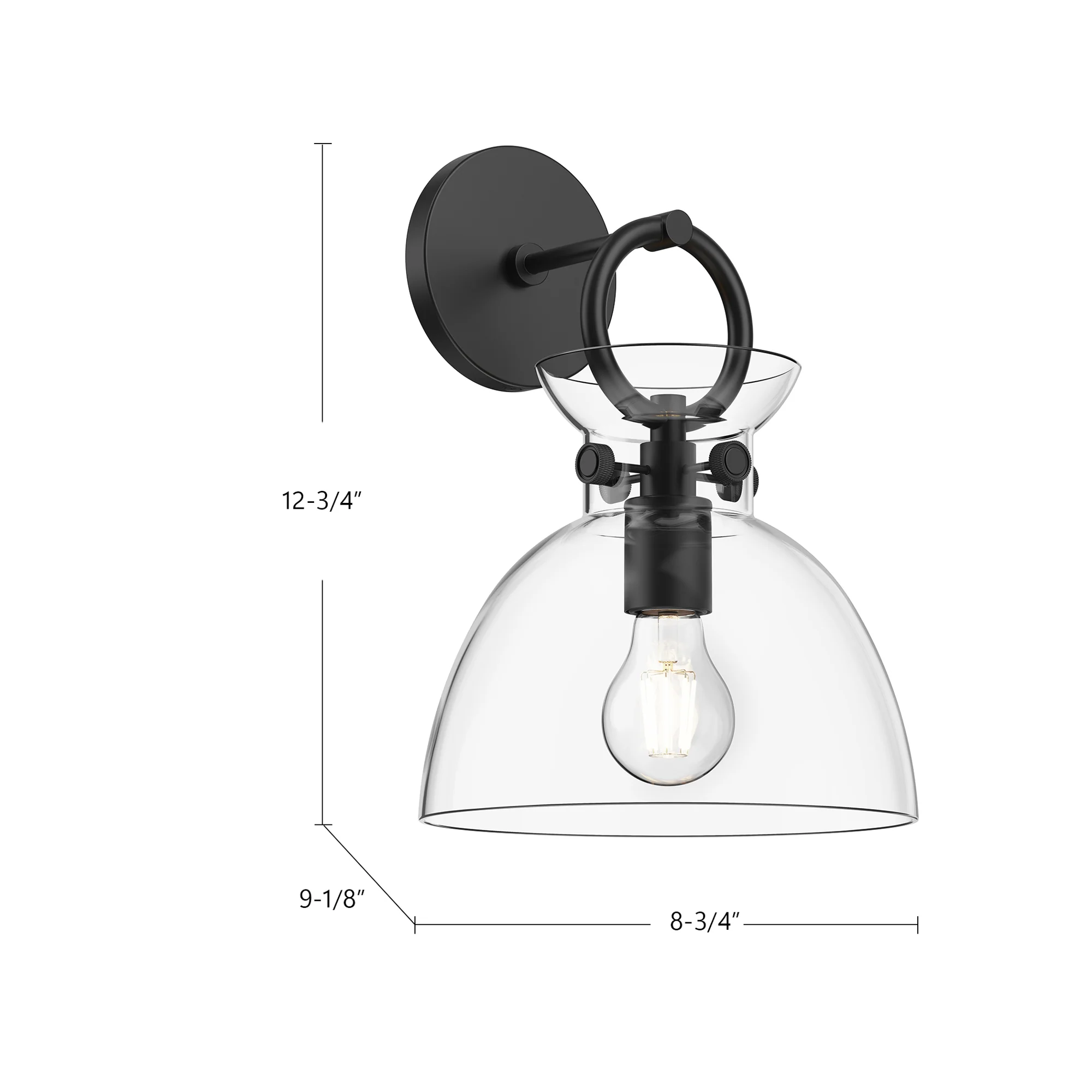 Hollin Open Clear Sconce - Image 2