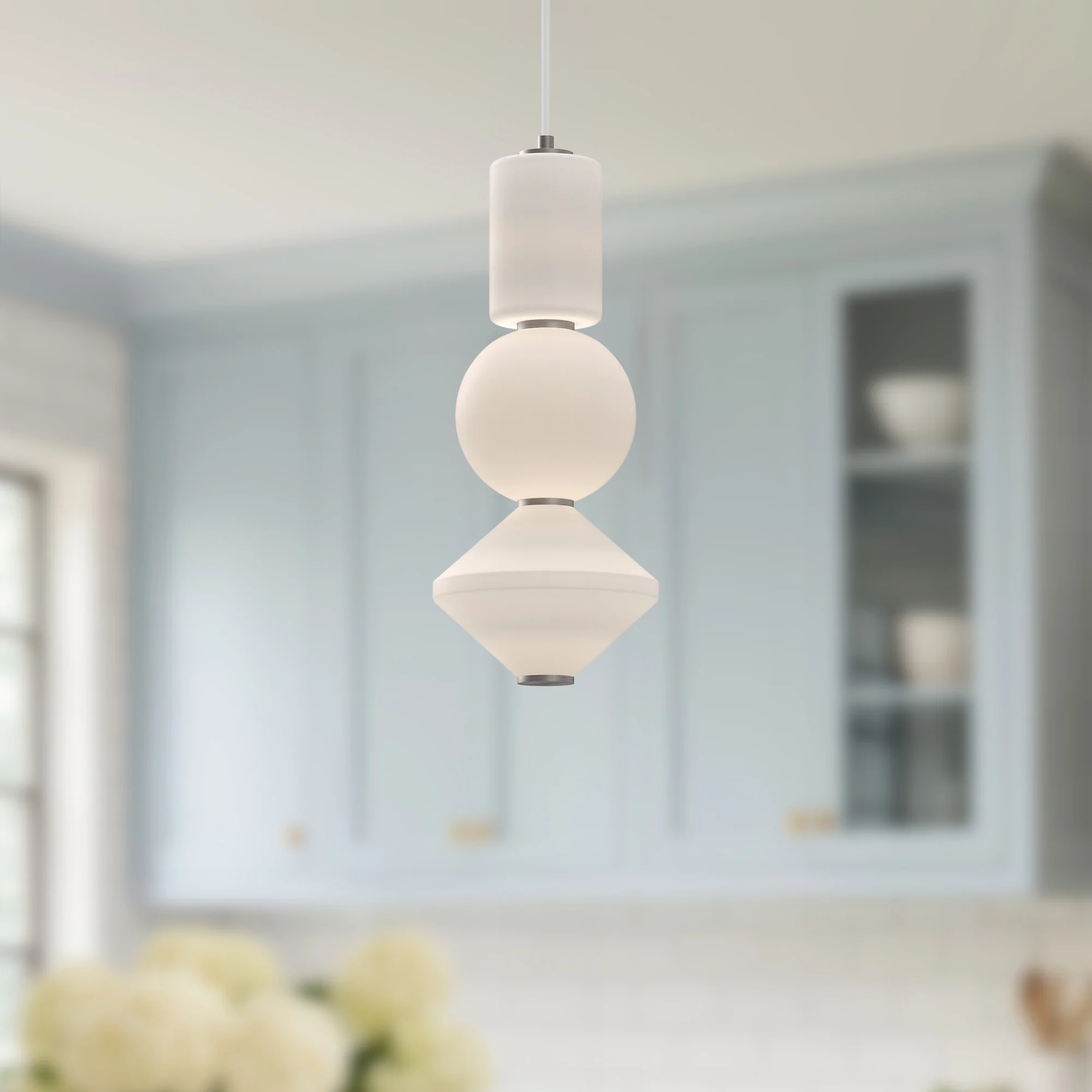 Isadora Opal Glass Pendant - Image 4