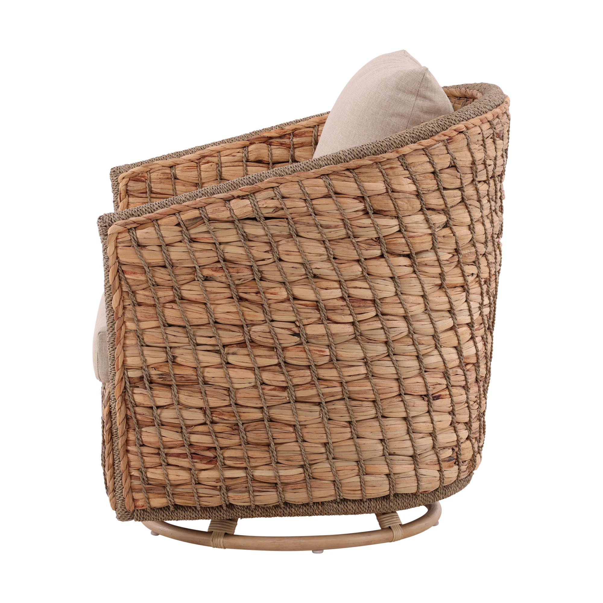 Iskira Woven Rattan Chair - Image 3