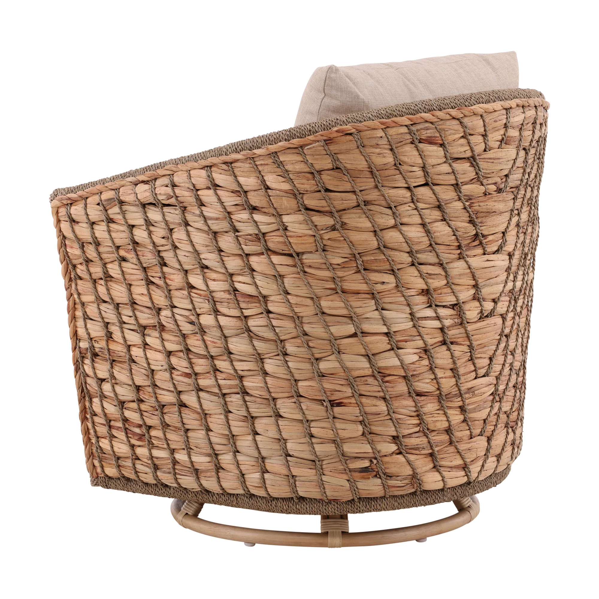 Iskira Woven Rattan Chair - Image 4