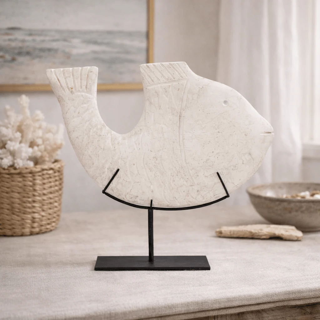 Istrin Stone Fish Sculpture - Image 2