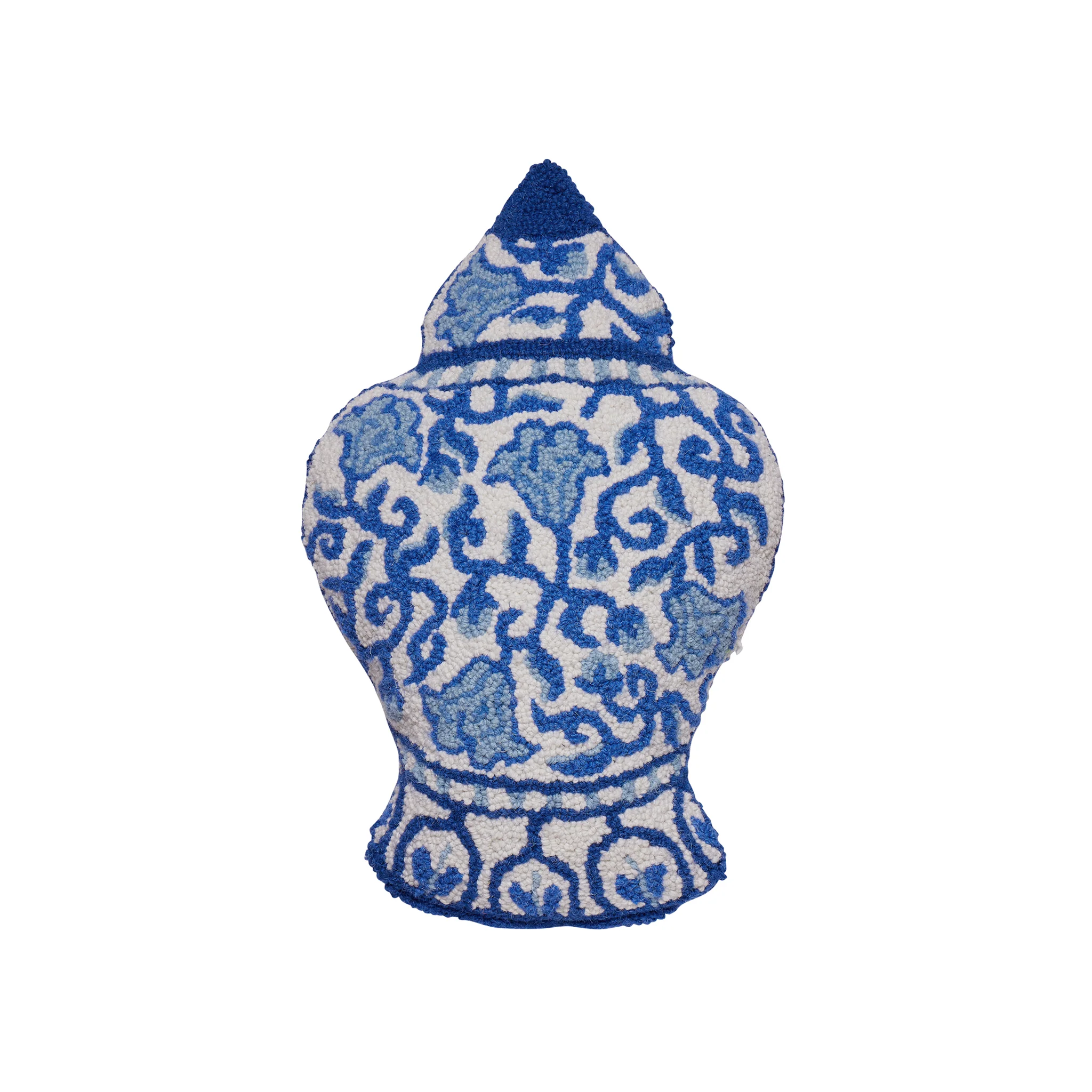 Izmir Cobalt Hooked Pillow - Image 2