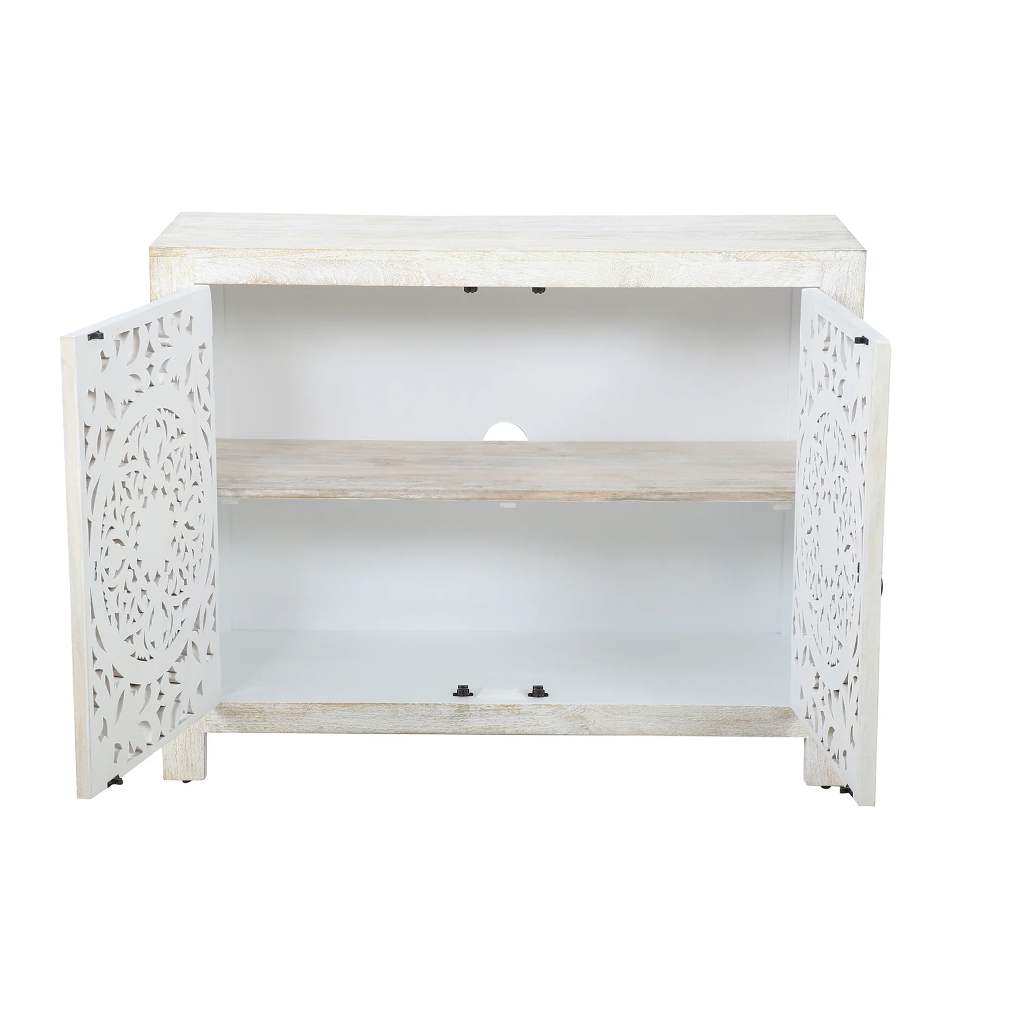 Neroli Carved Wood Cabinet - Image 4