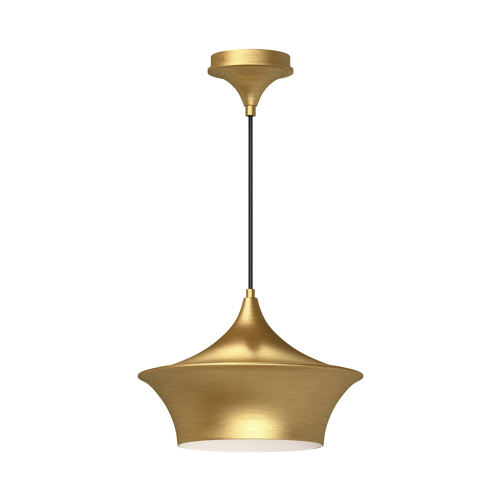 Kaelis Curved Metal Pendant