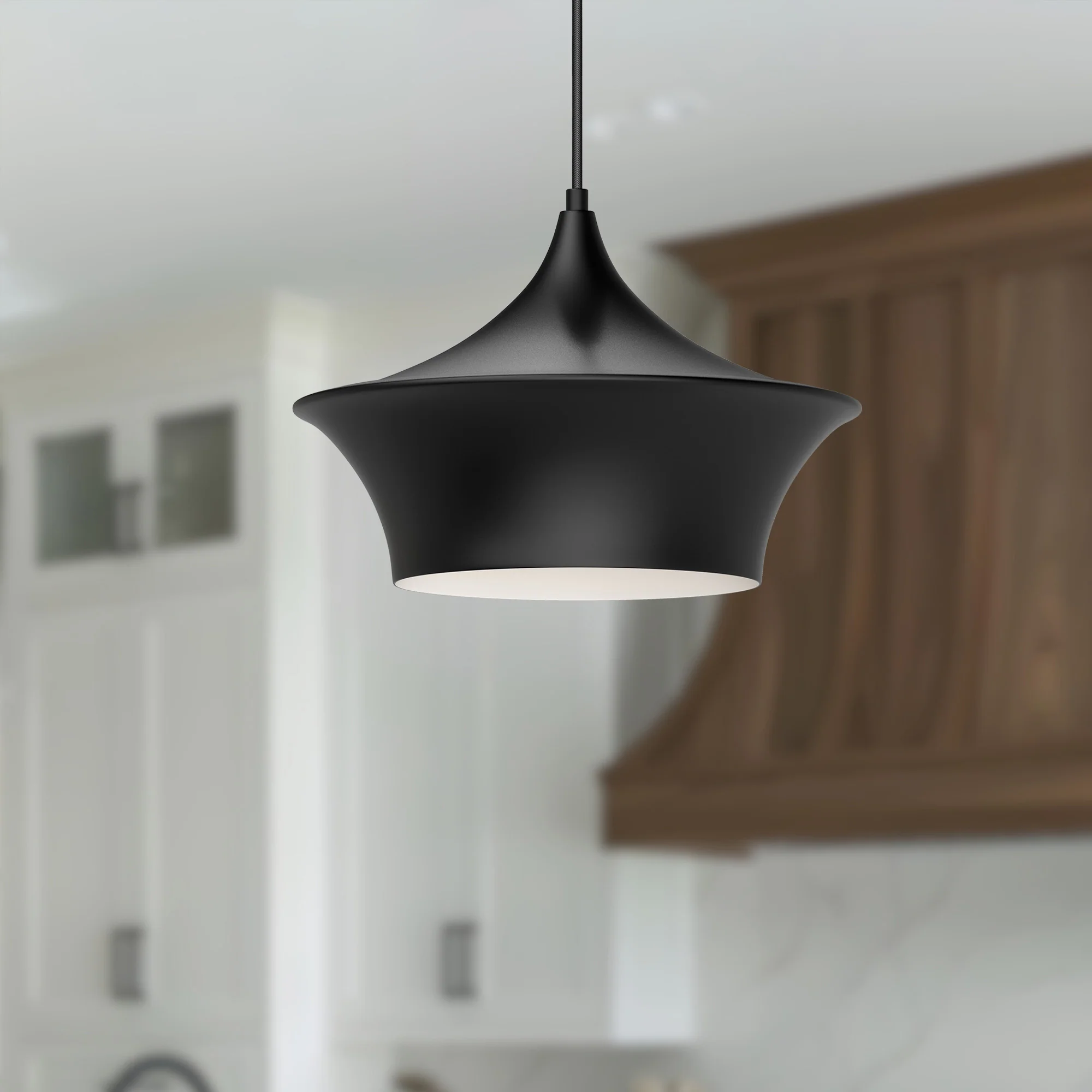 Kaelis Curved Metal Pendant - Image 4