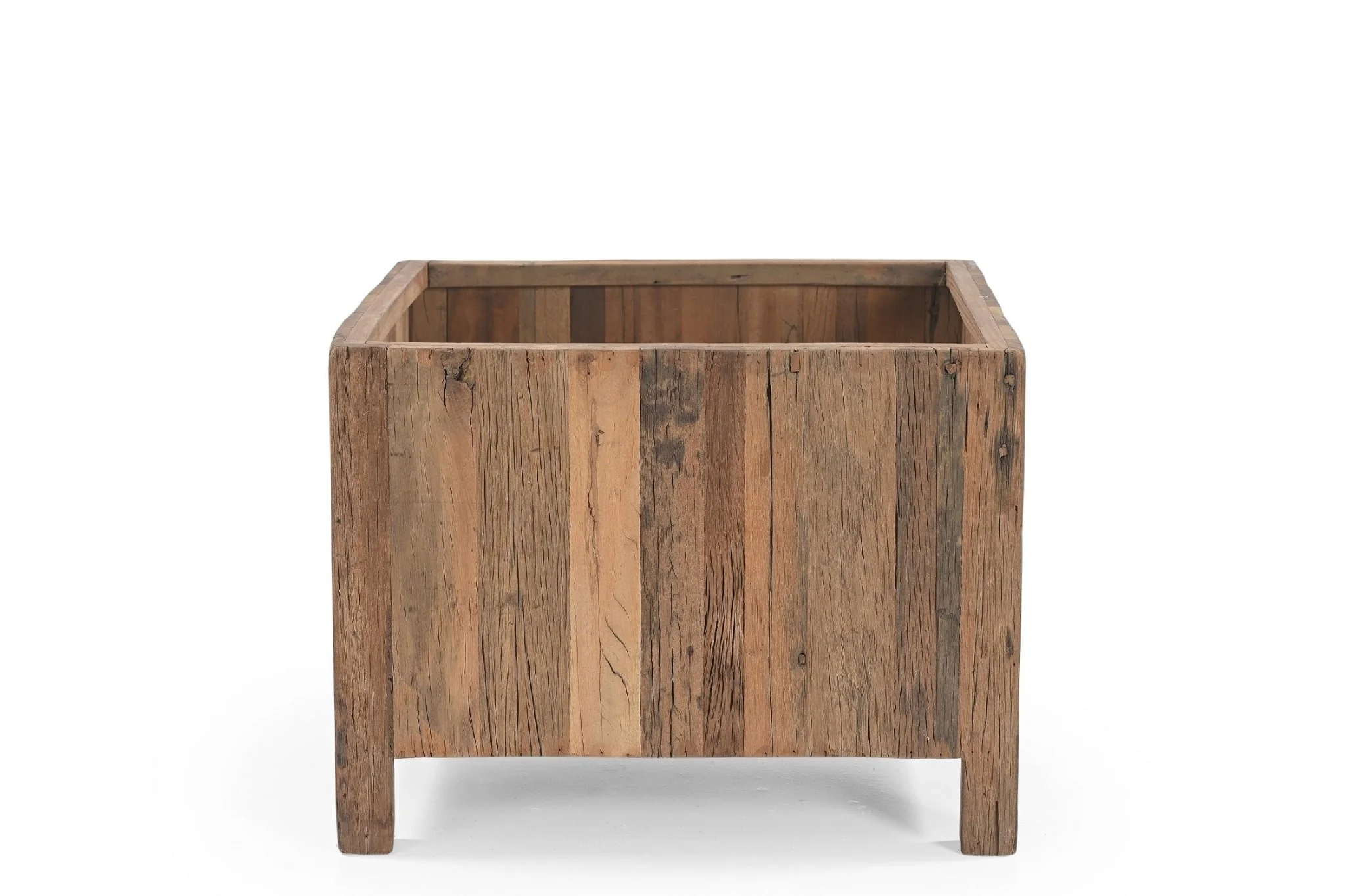 Kamari Reclaimed Wood Planters - Image 12