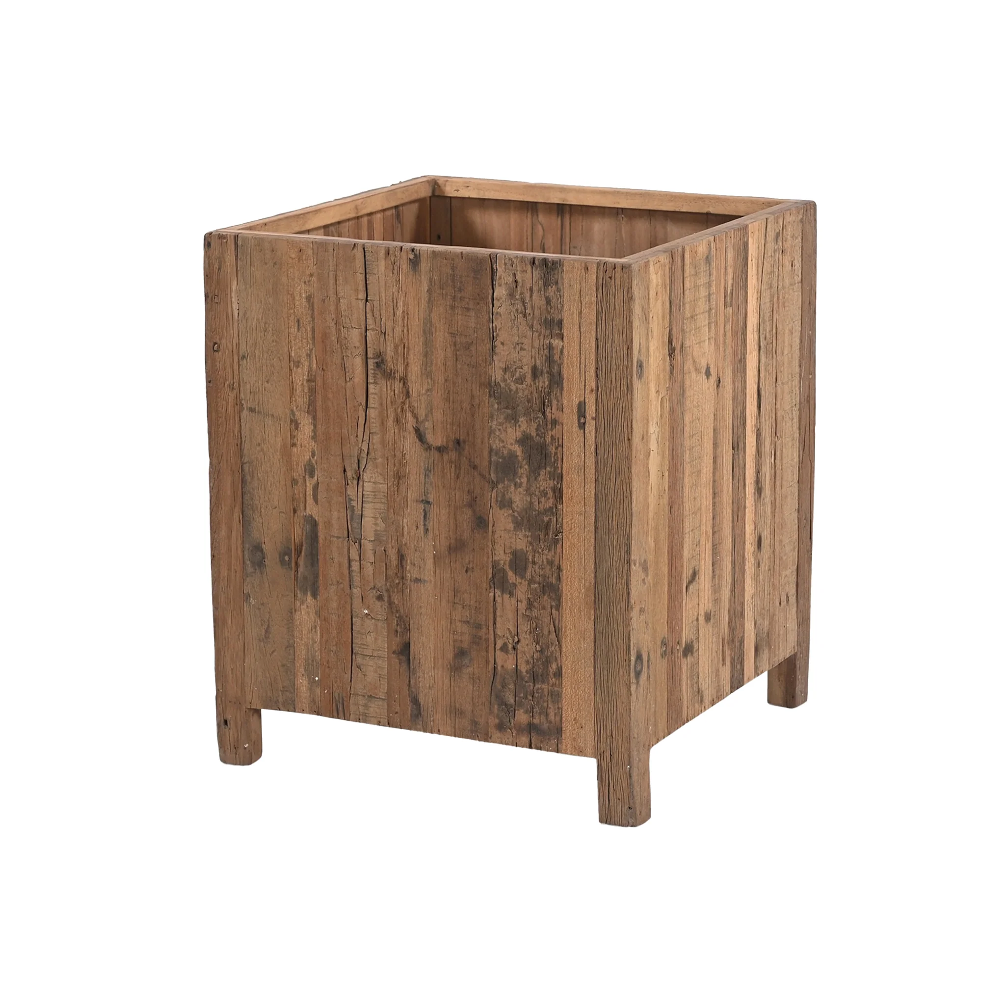 Kamari Reclaimed Wood Planters - Image 7