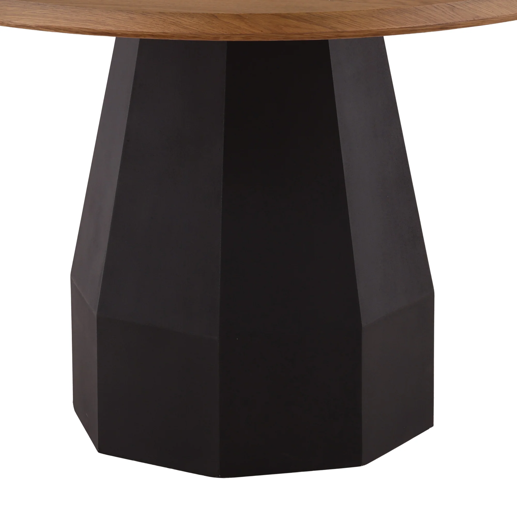 Kapzein Oak Pedestal Table - Image 3