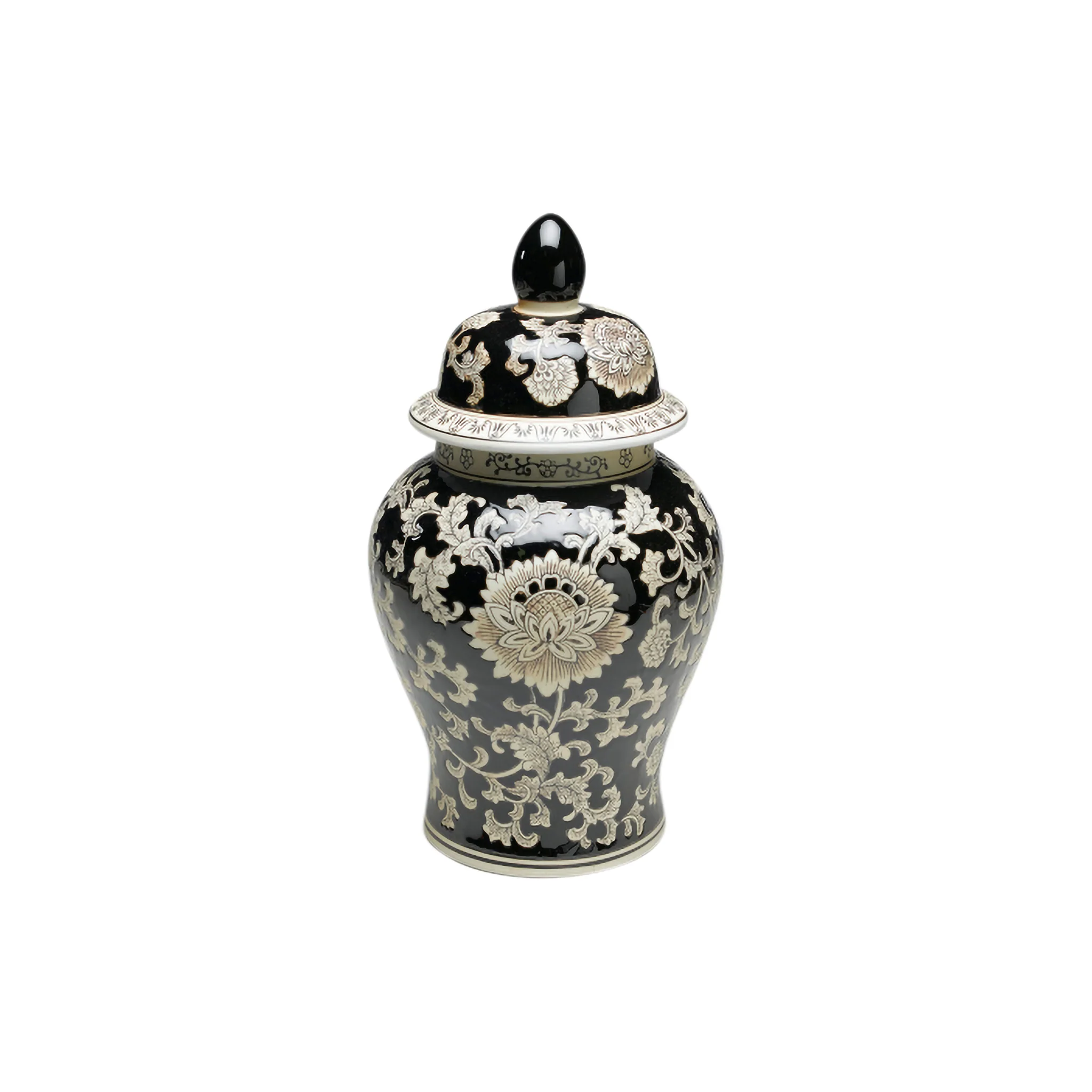 Karakoram Round Porcelain Jar