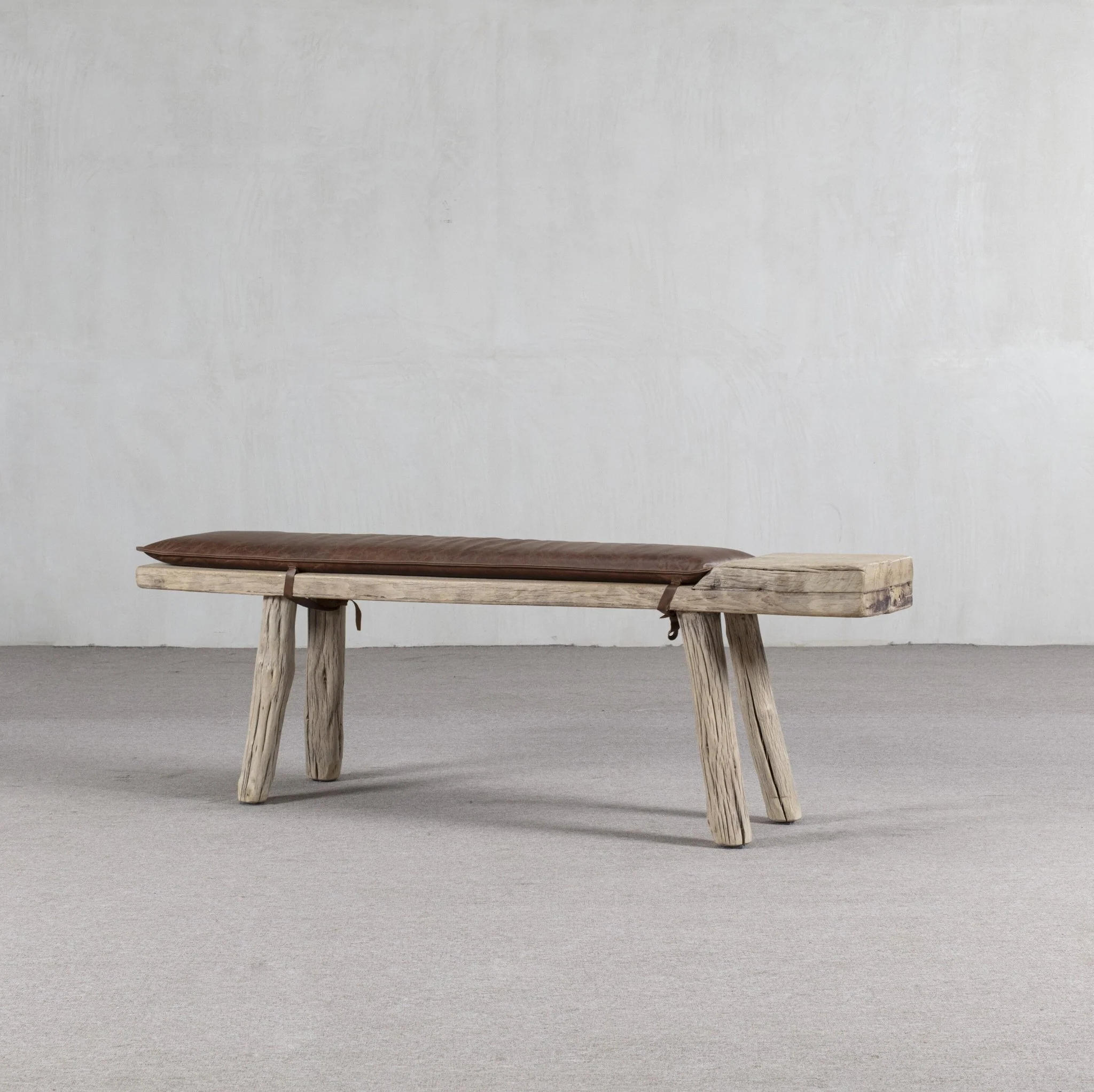Khotan Leather Bench - Image 3