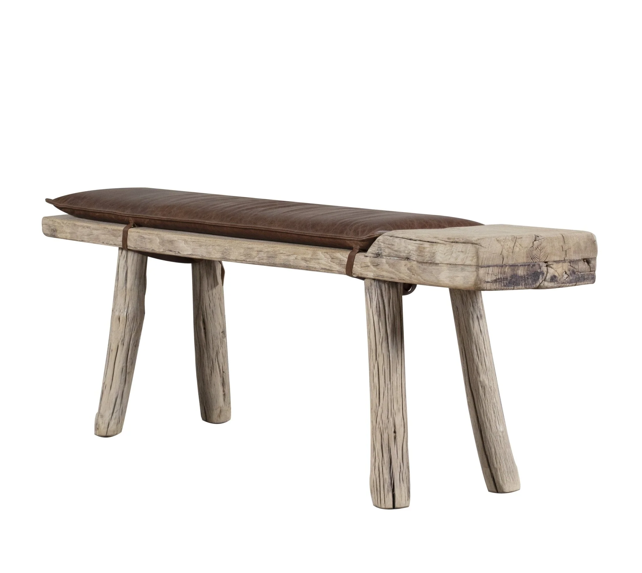 Khotan Leather Bench - Image 7