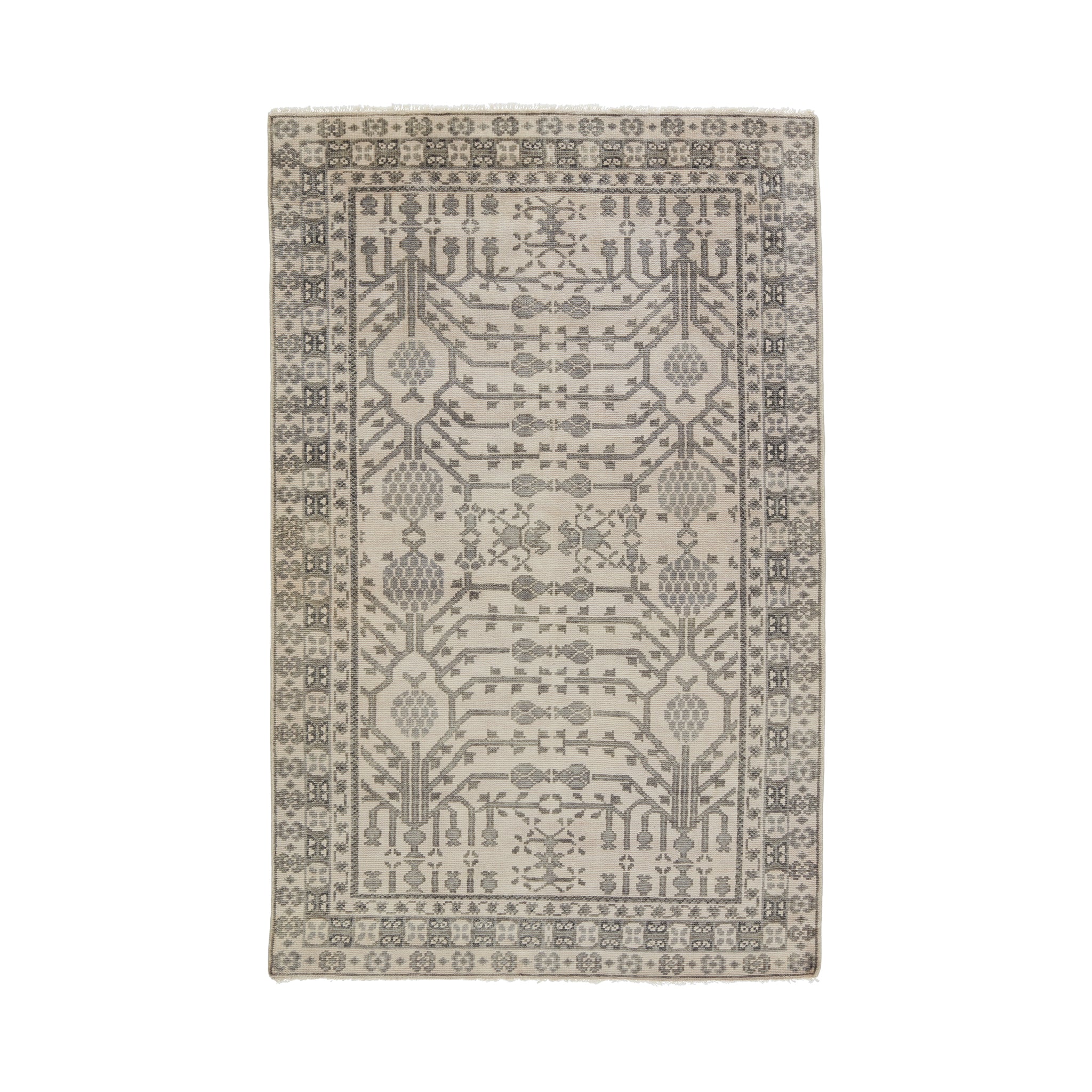 Kotan Gray Wool Rug