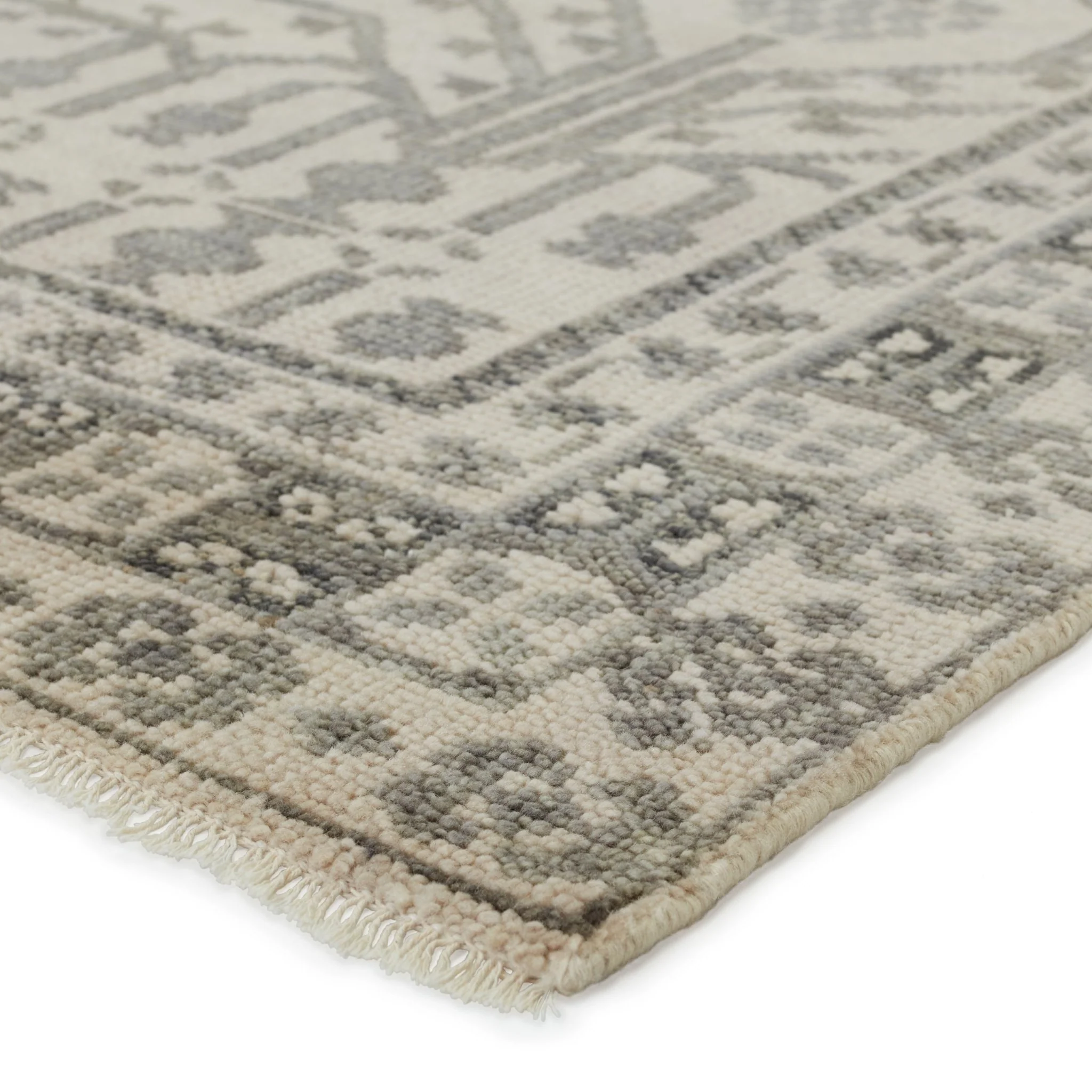 Kotan Gray Wool Rug - Image 3