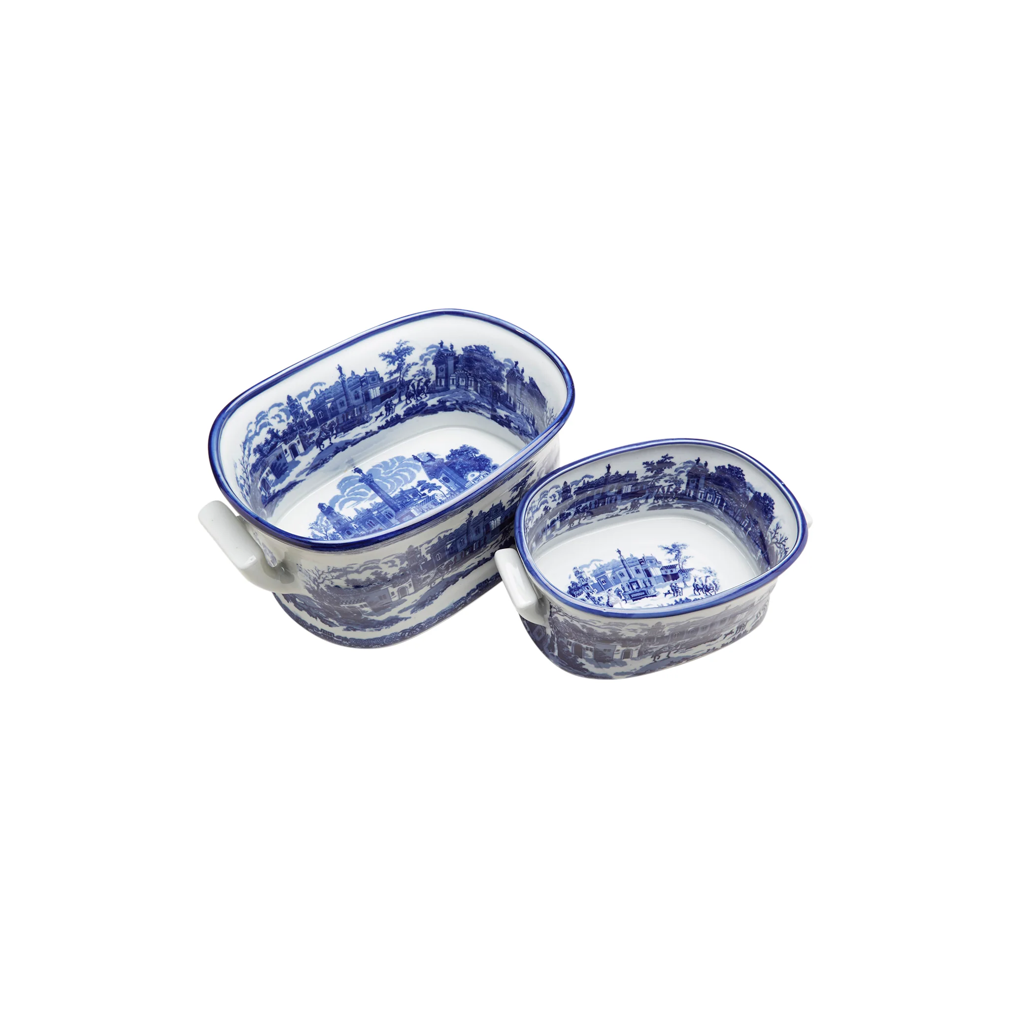 Kutaisi Toile Porcelain Planters