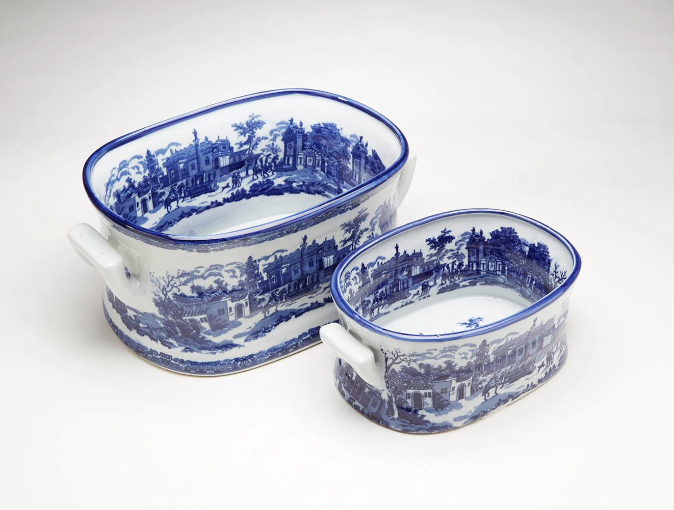 Kutaisi Toile Porcelain Planters - Image 2