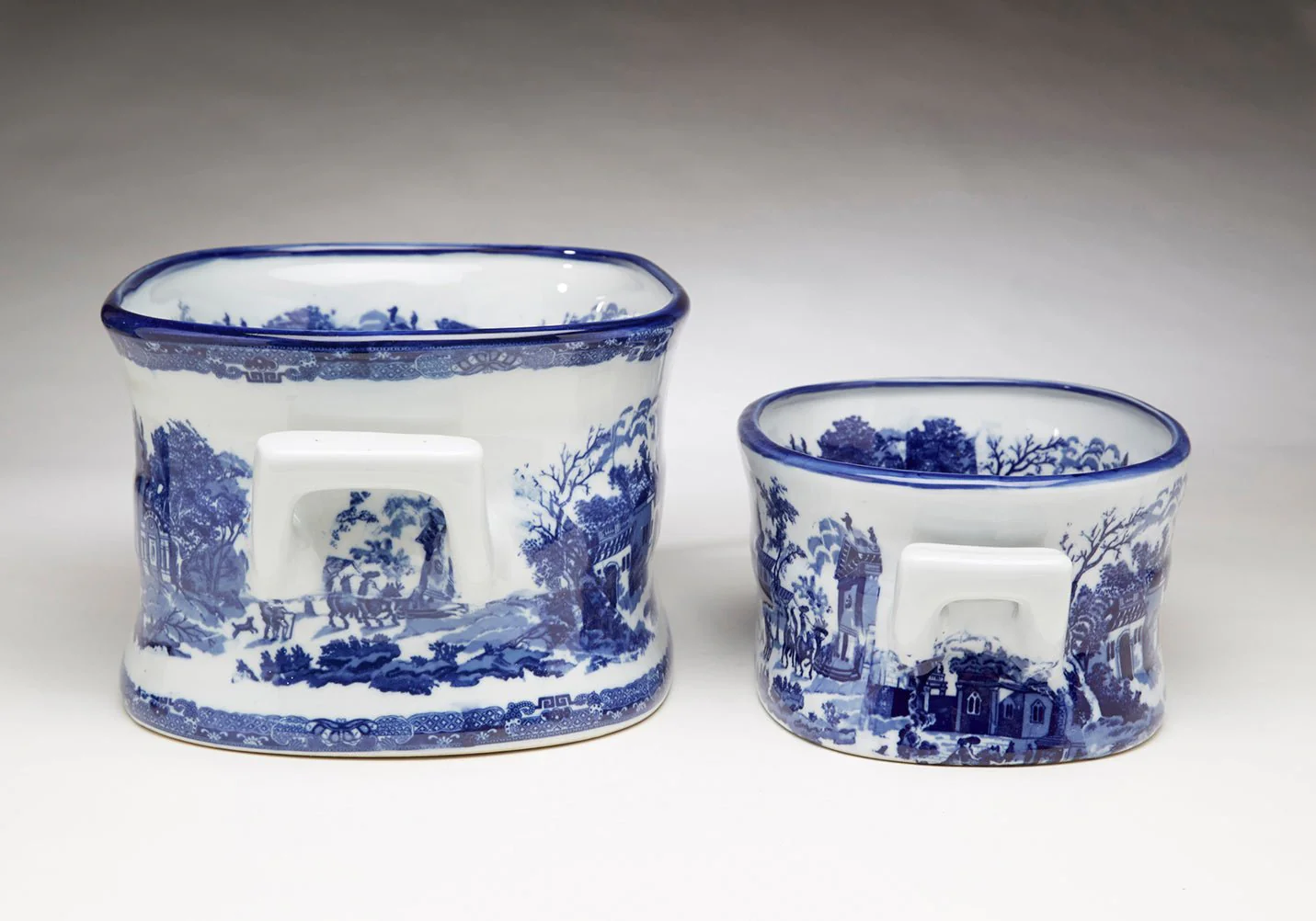 Kutaisi Toile Porcelain Planters - Image 4