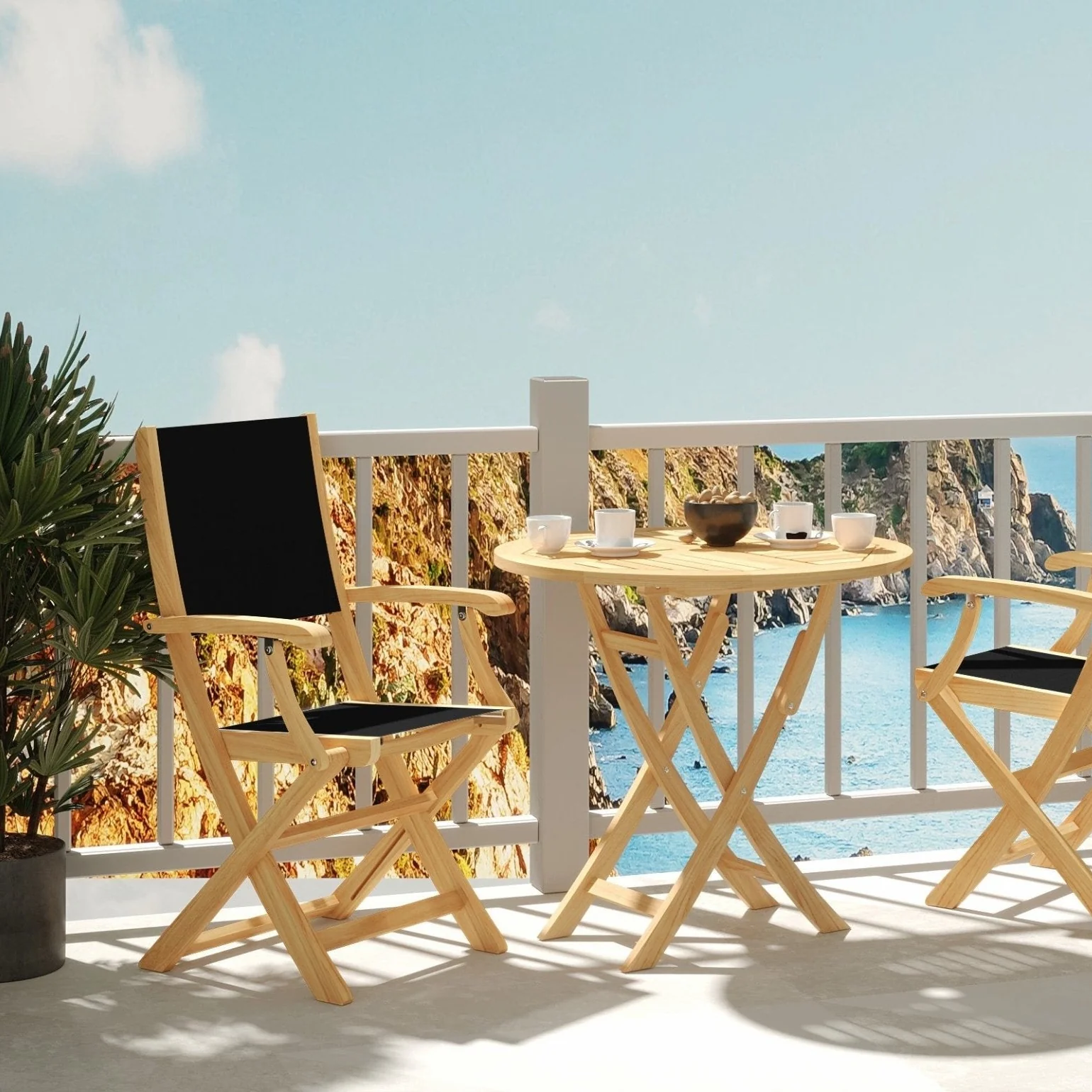Lacanau Teak Folding Chair