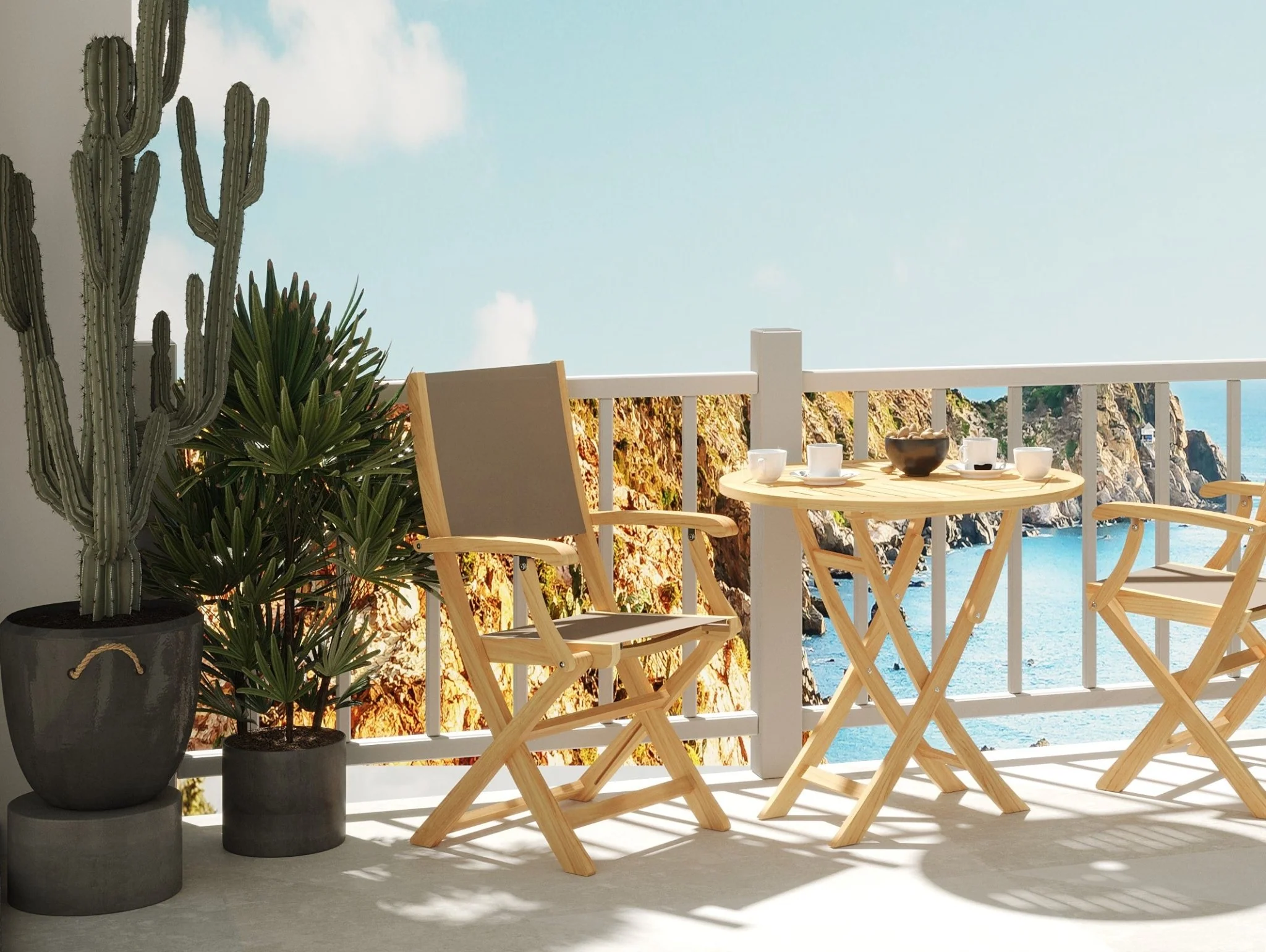 Lacanau Teak Folding Chair - Image 14