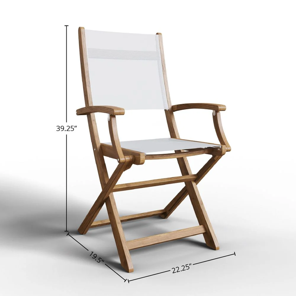 Lacanau Teak Folding Chair - Image 24